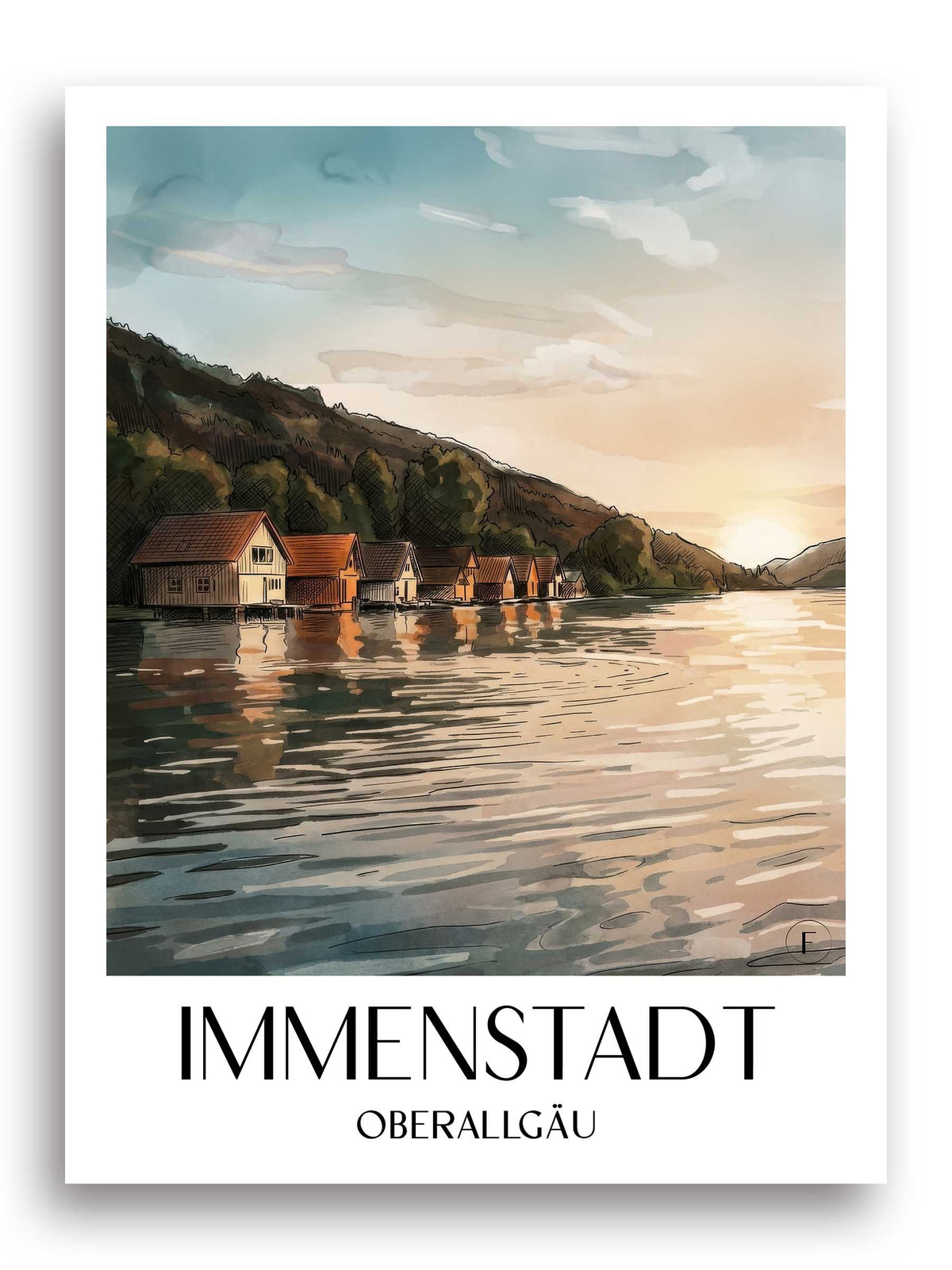 immenstadt--oberallgäu-deutschland-poster-aquarell