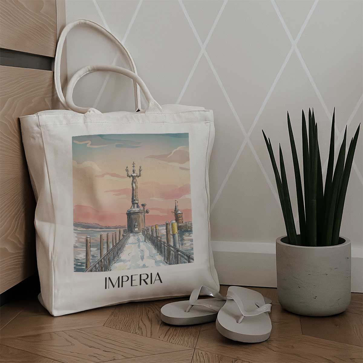 imperia-konstanz-deutschland-einkaufstasche-aquarell
