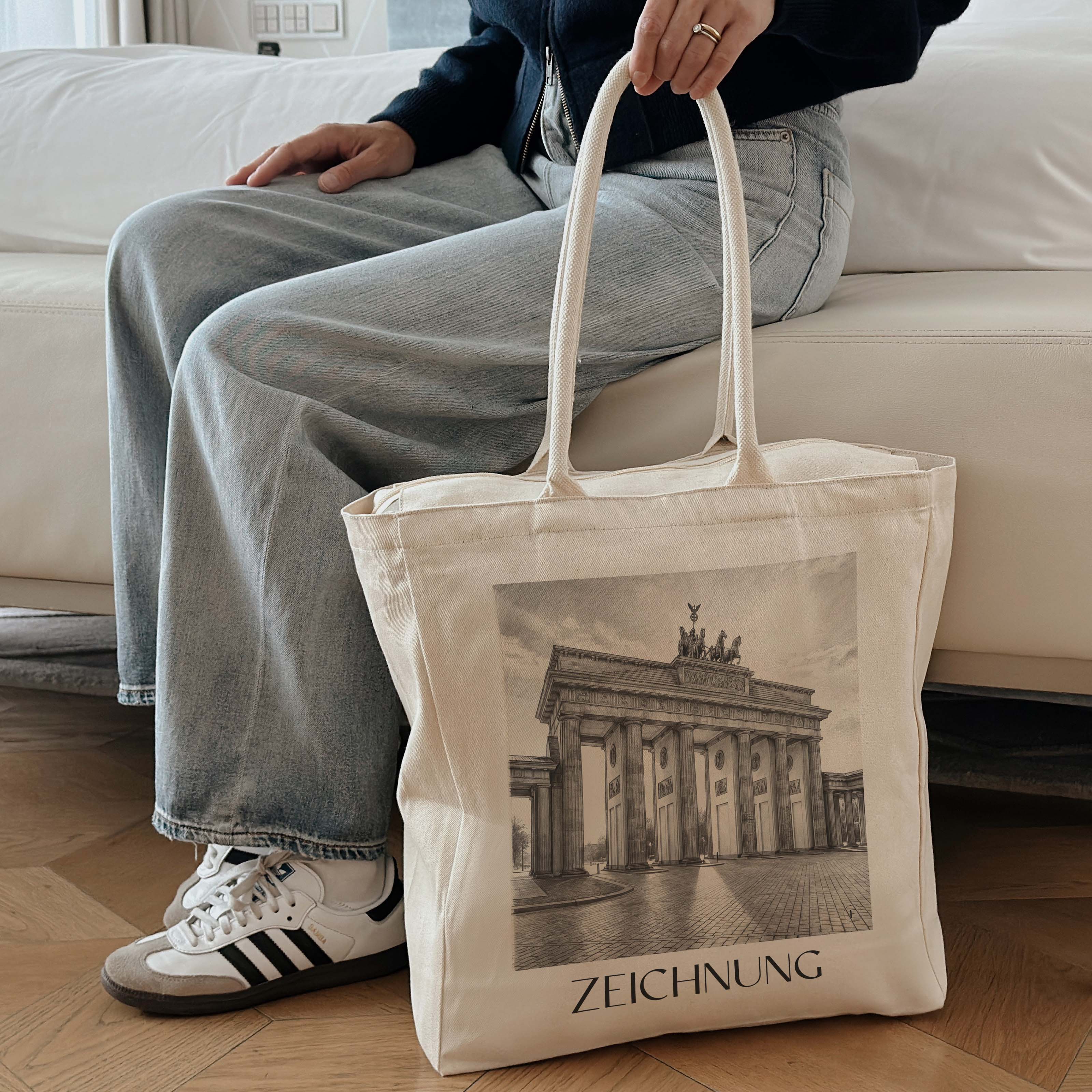 Individuelle Einkaufstasche: Dein Lieblingsort als exklusives Kunstwerk auf Deiner Shopping Bag - favplace
