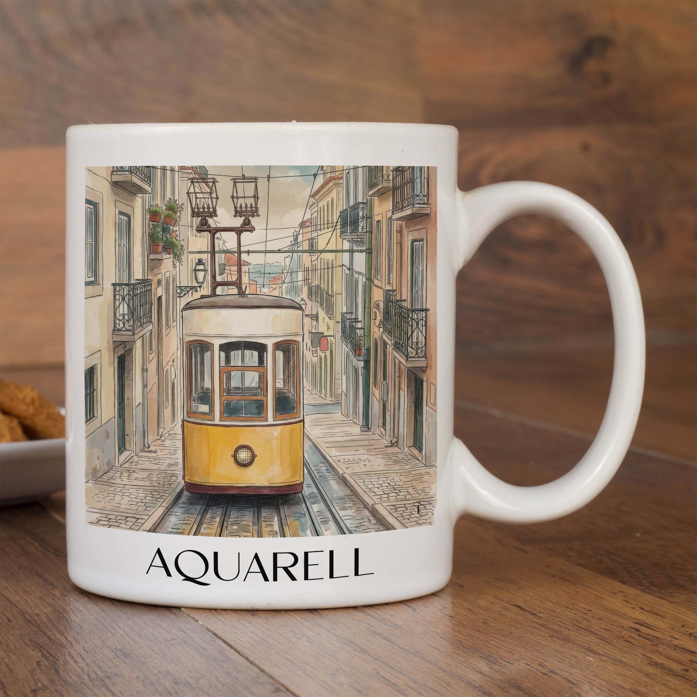 Individueller Kaffeebecher: Dein Lieblingsort als exklusives Kunstwerk auf einer Tasse - favplace