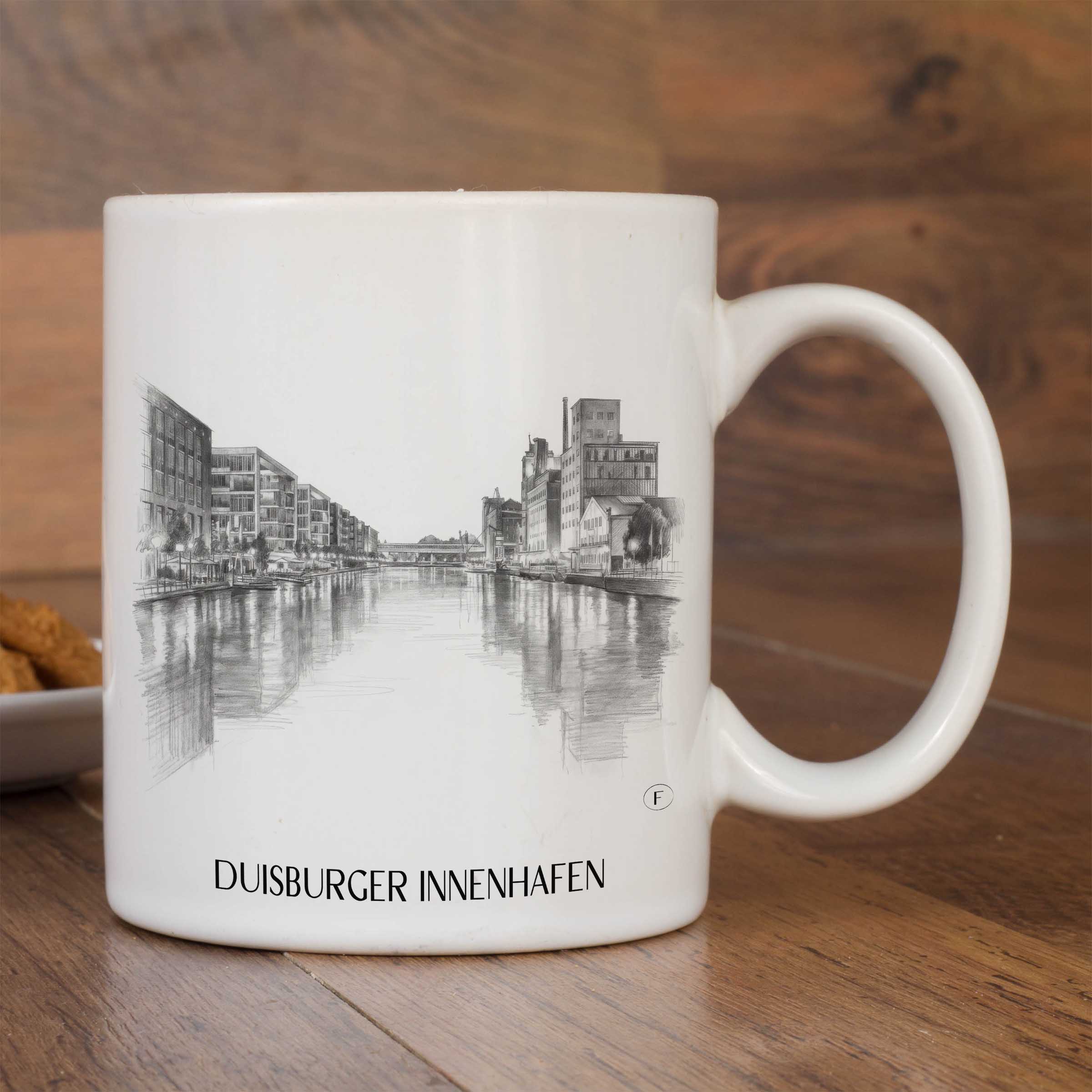 innenhafen-duisburg-deutschland-kaffeebecher-bleistift-zeichnung-drawing