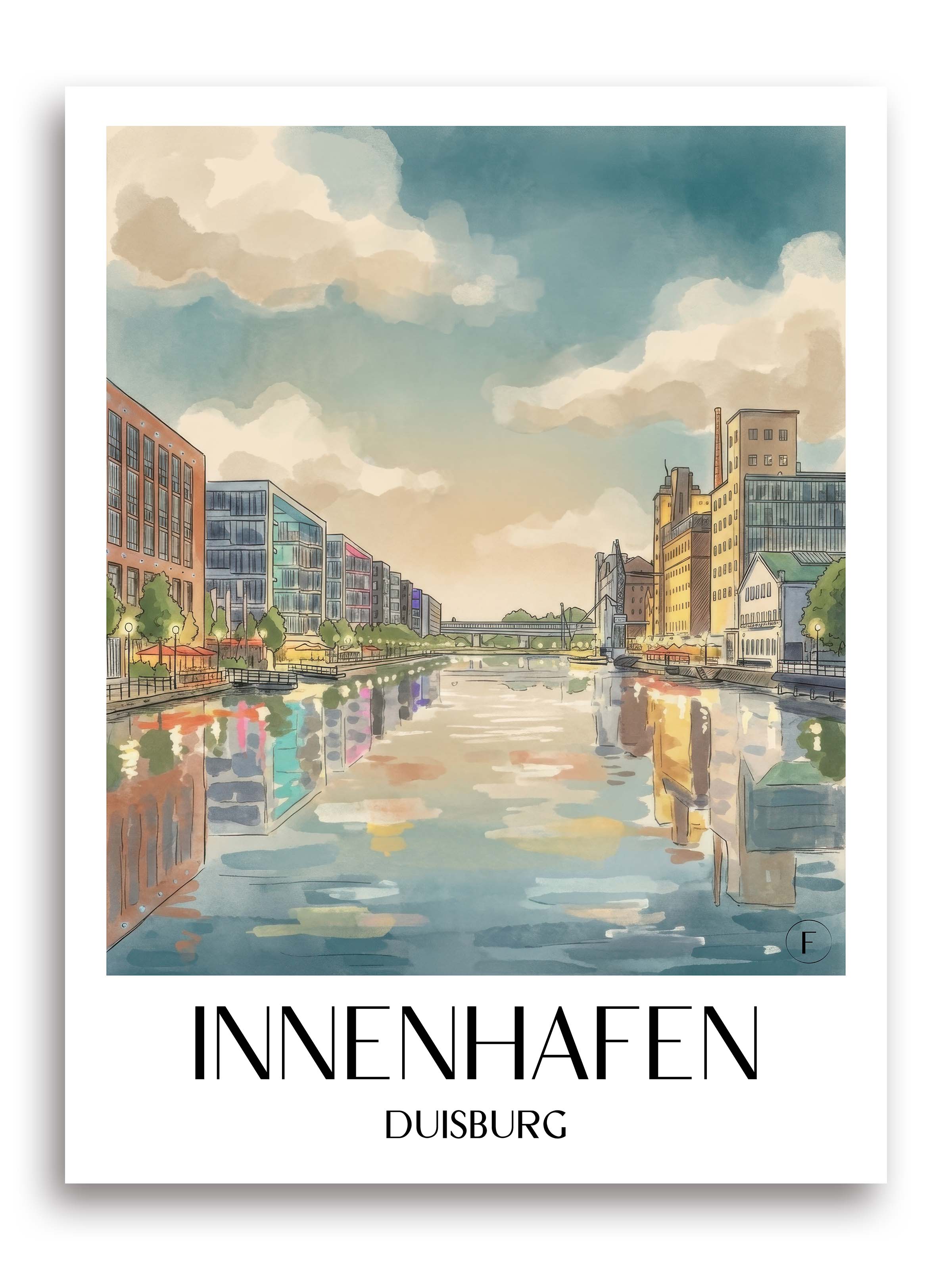 innenhafen-duisburg-deutschland-poster-aquarell