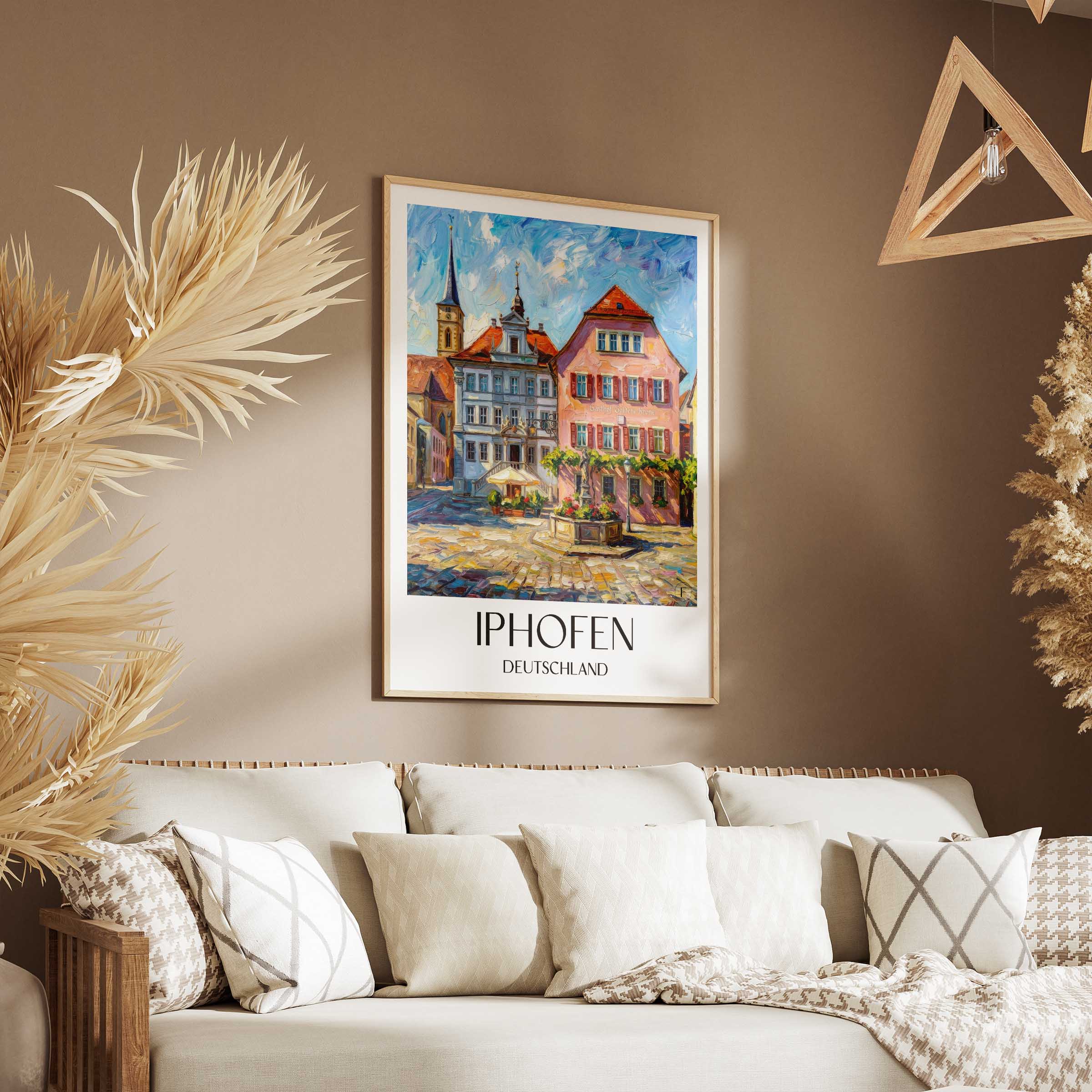 iphofen-deutschland-poster-oil-painting-oelgemaelde
