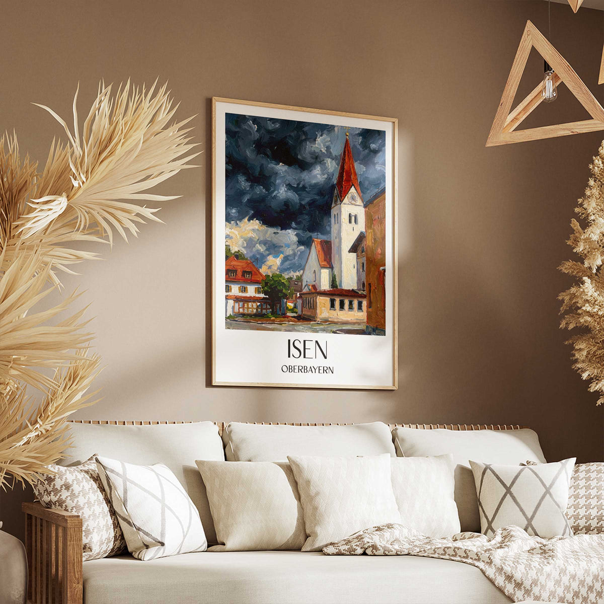 isen-oberbayern-deutschland-poster-oil-painting-oelgemaelde