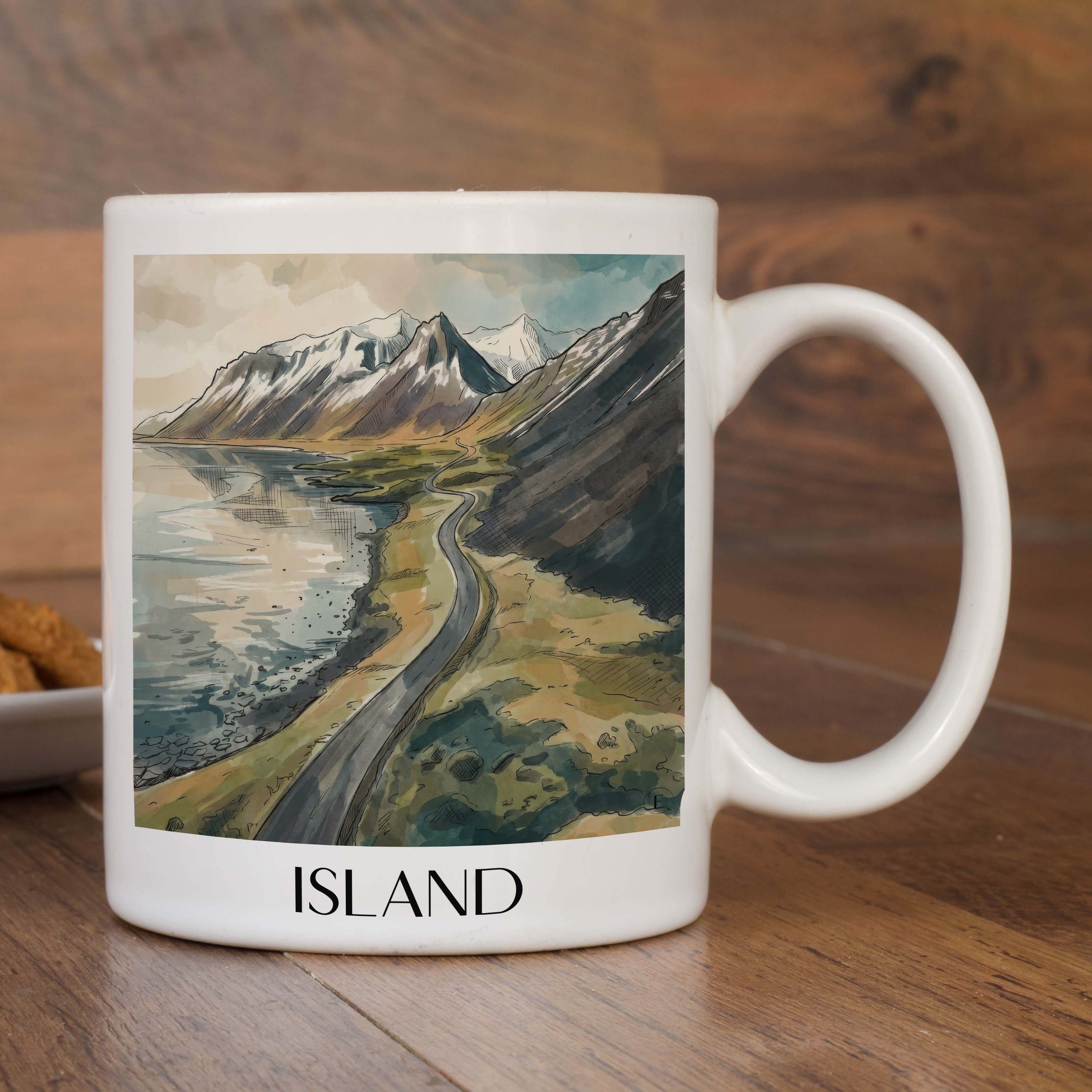 island-island-kaffeebecher-aquarell
