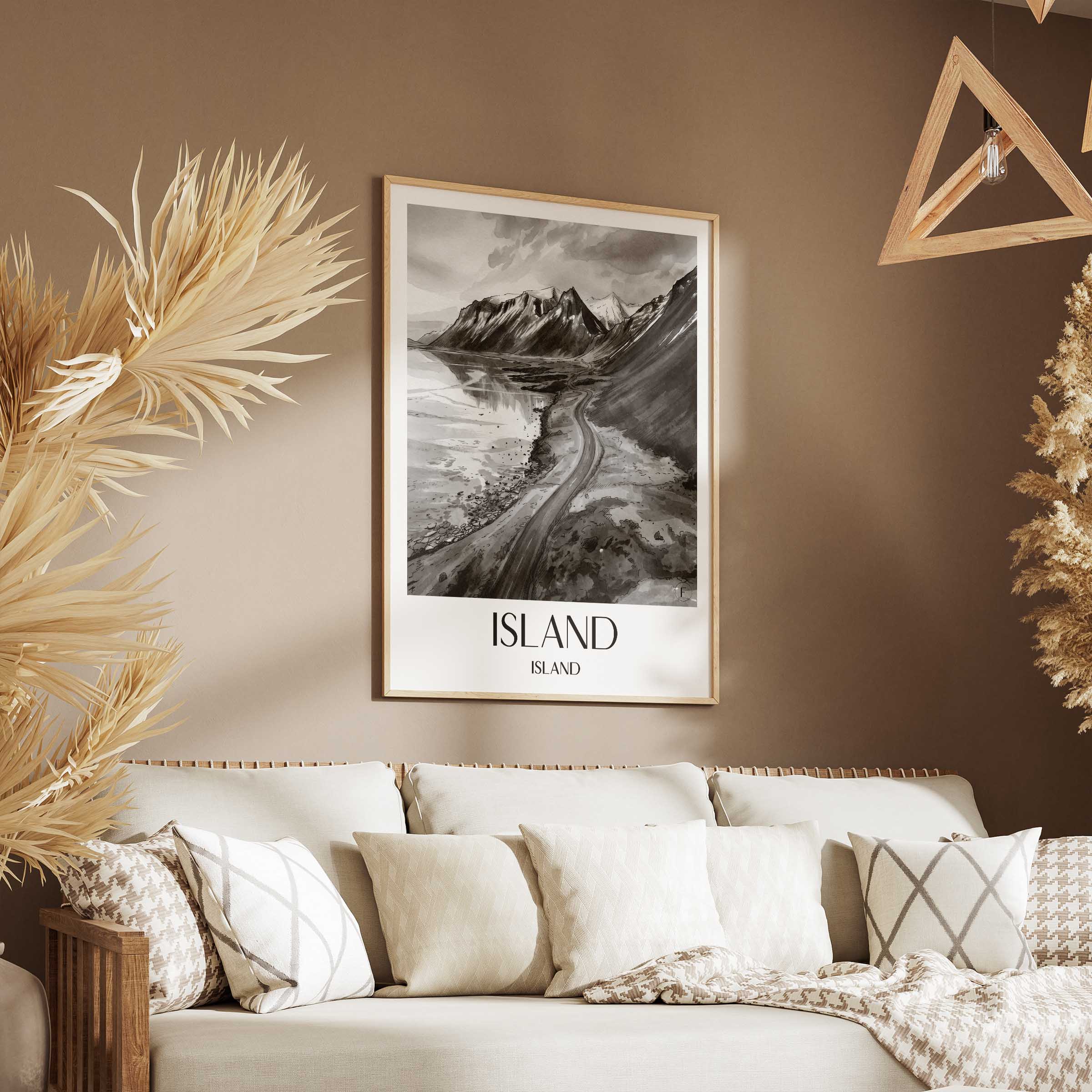 island-island-poster-aquarell-schwarz-weiss