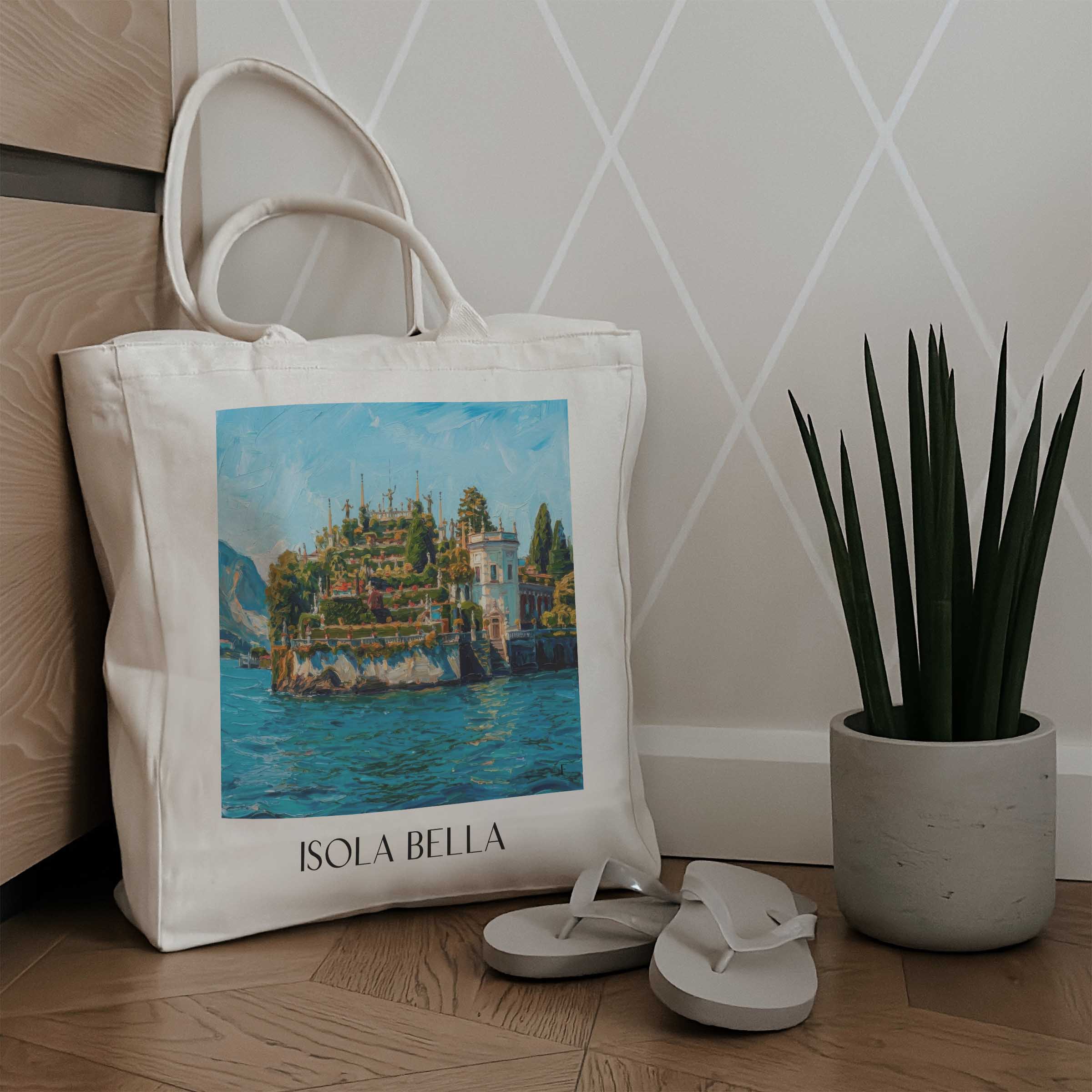 isola-bella-lago-maggiore-italien-einkaufstasche-oil-painting-oelgemaelde
