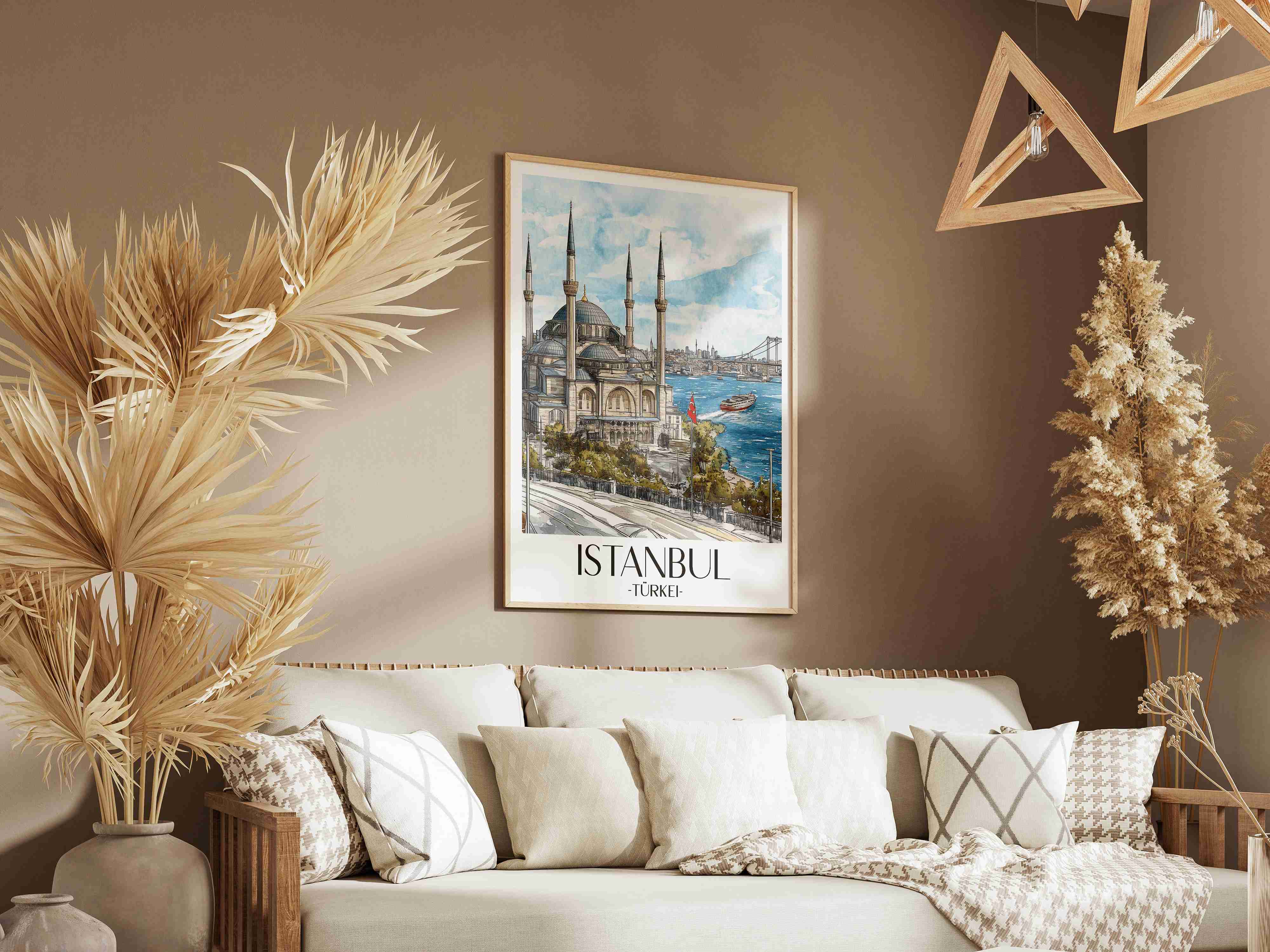 istanbul-türkei-poster-aquarell
