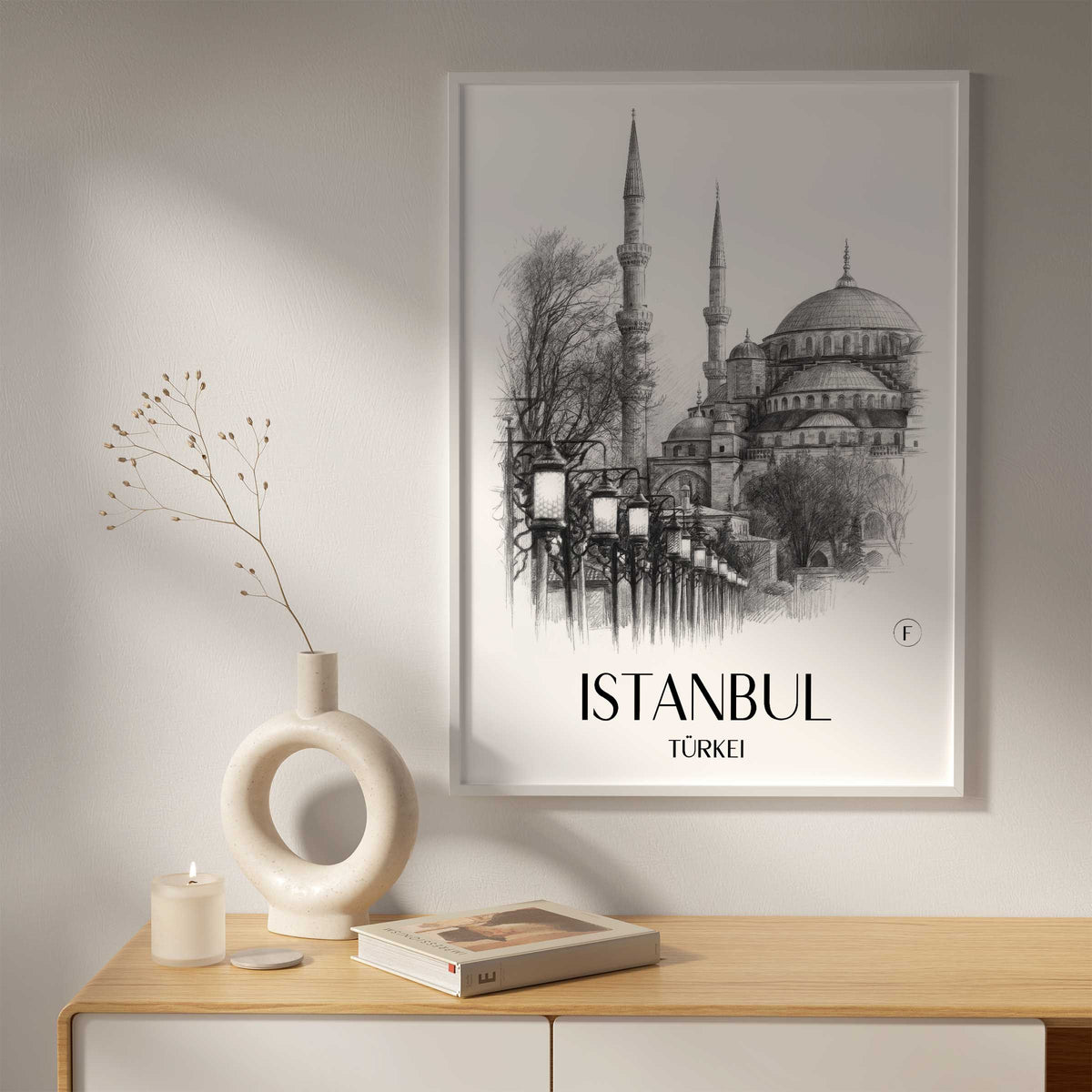 istanbul-türkei-poster-bleistift-zeichnung-drawing
