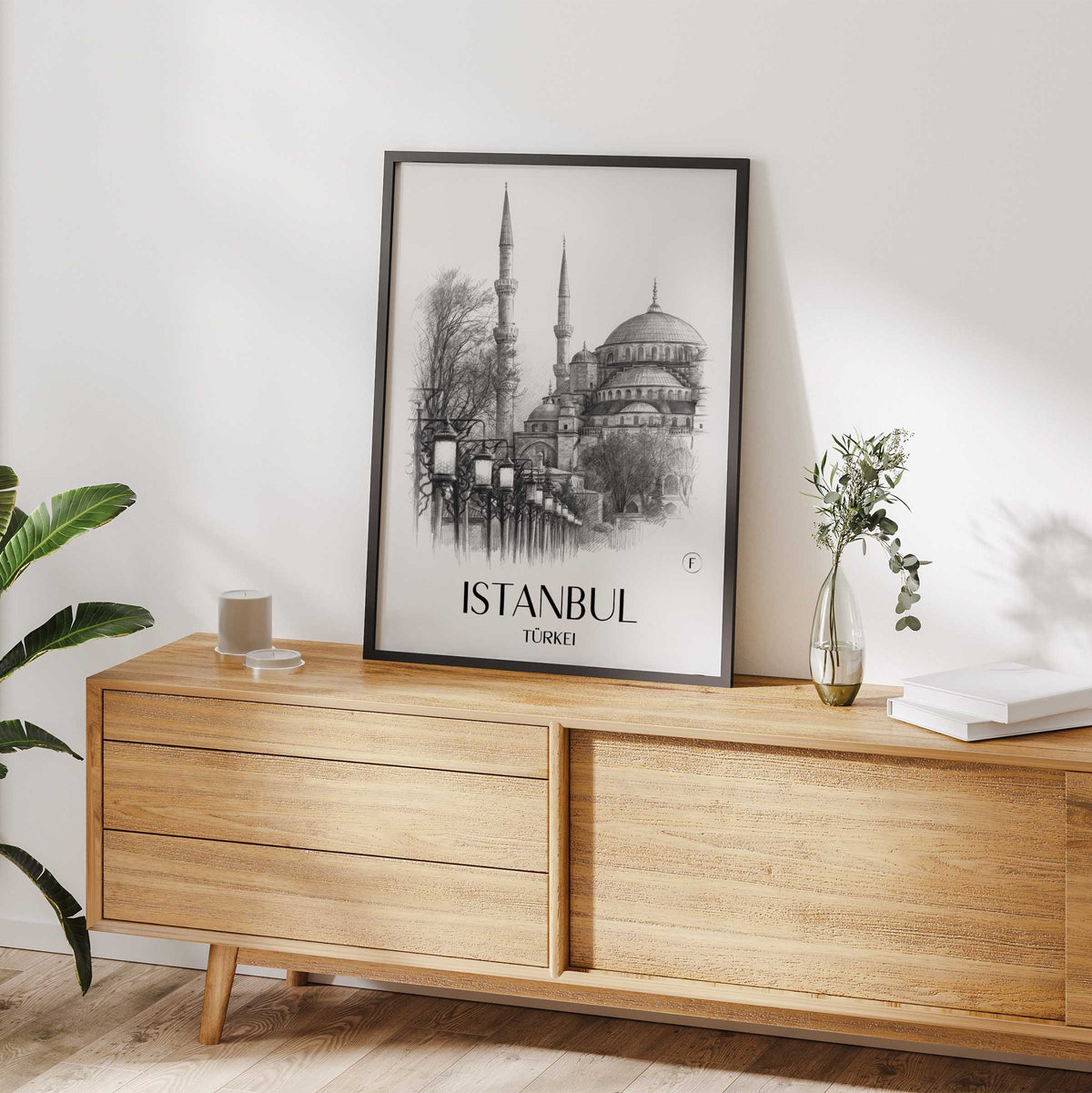 istanbul-türkei-poster-bleistift-zeichnung-drawing