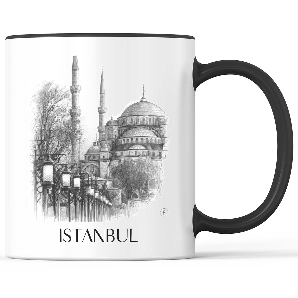 istanbul-türkei-kaffeebecher-bleistift-zeichnung-drawing