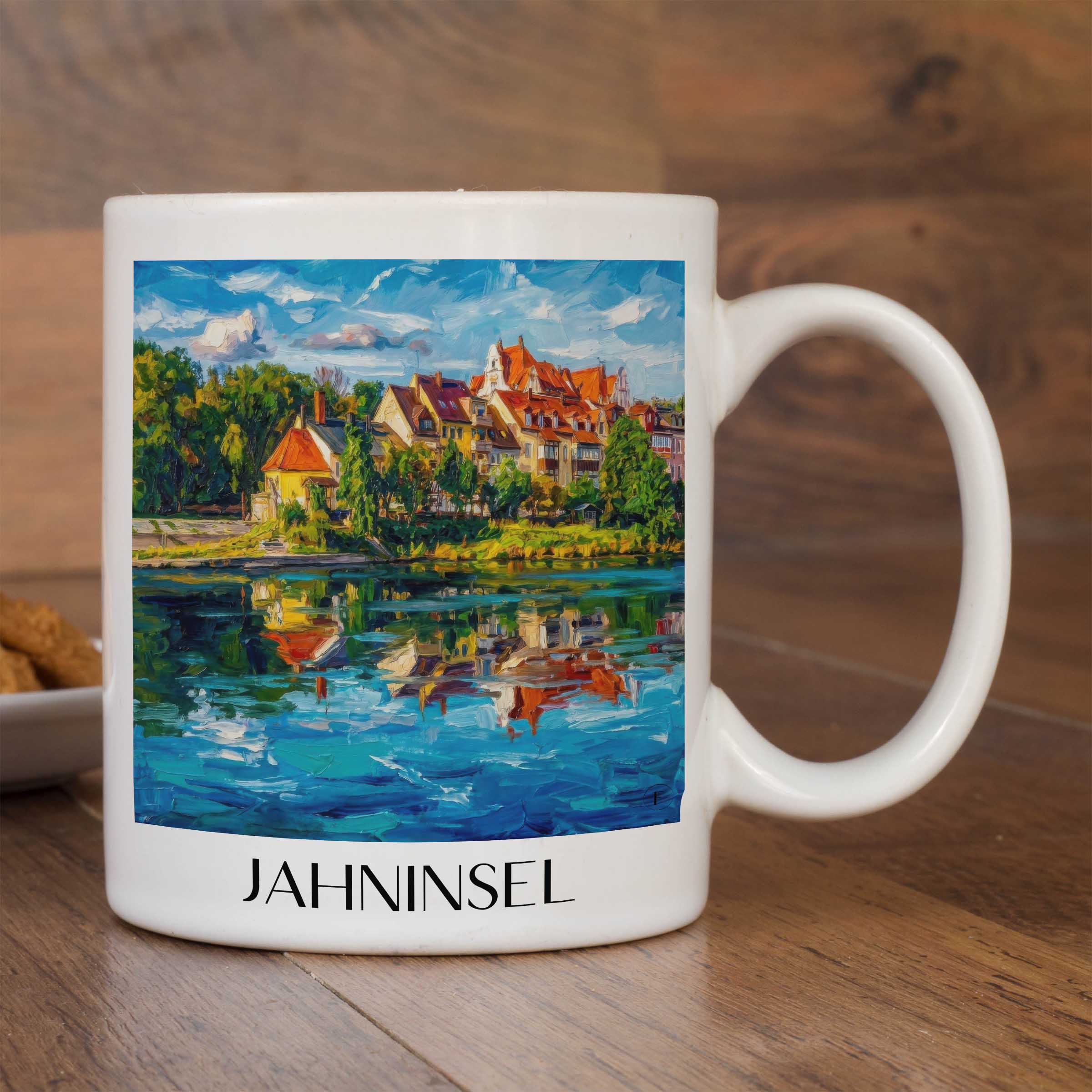 jahninsel-regensburg-deutschland-kaffeebecher-oil-painting-oelgemaelde