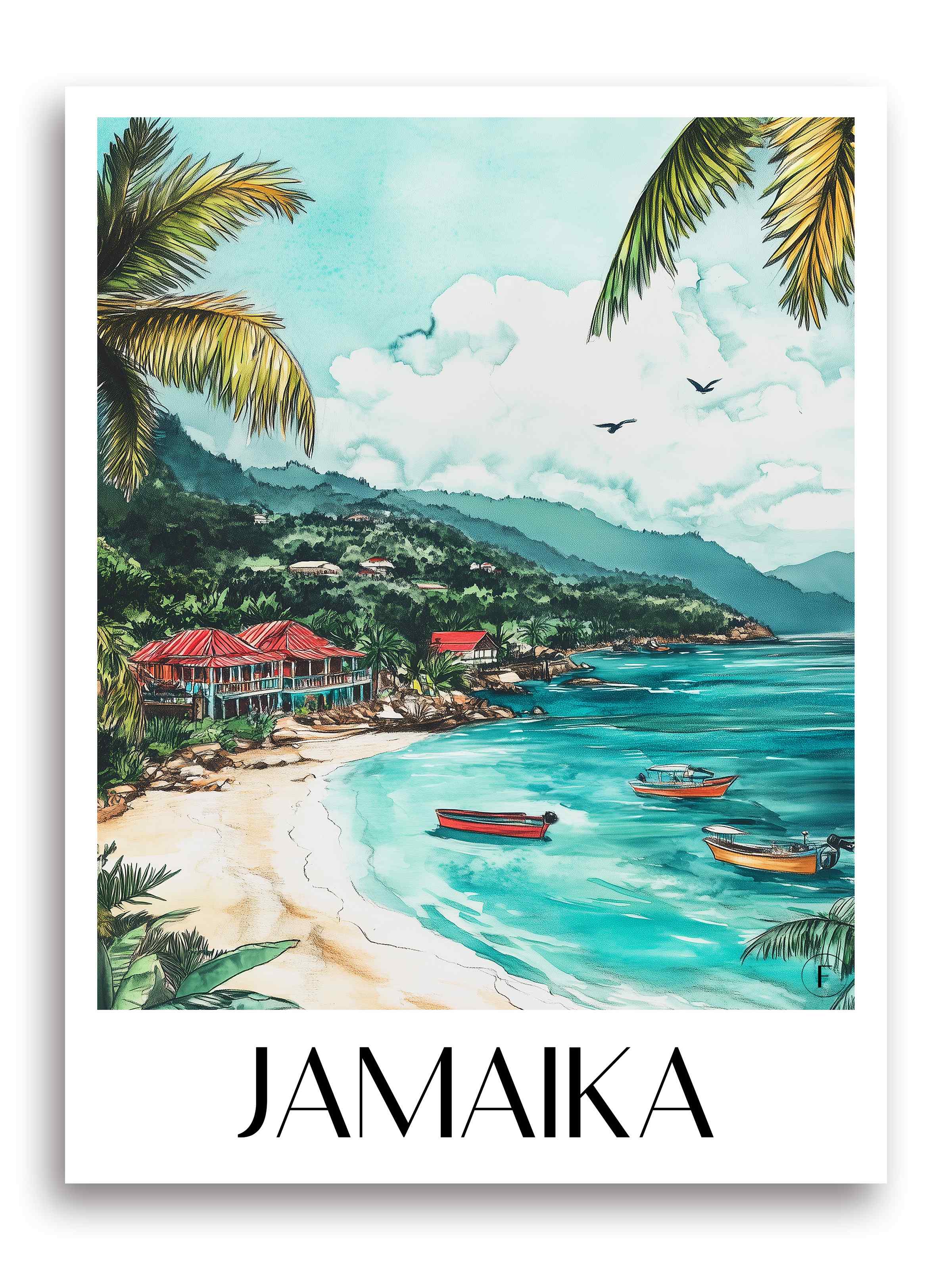 jamaica-jamaika-poster-aquarell