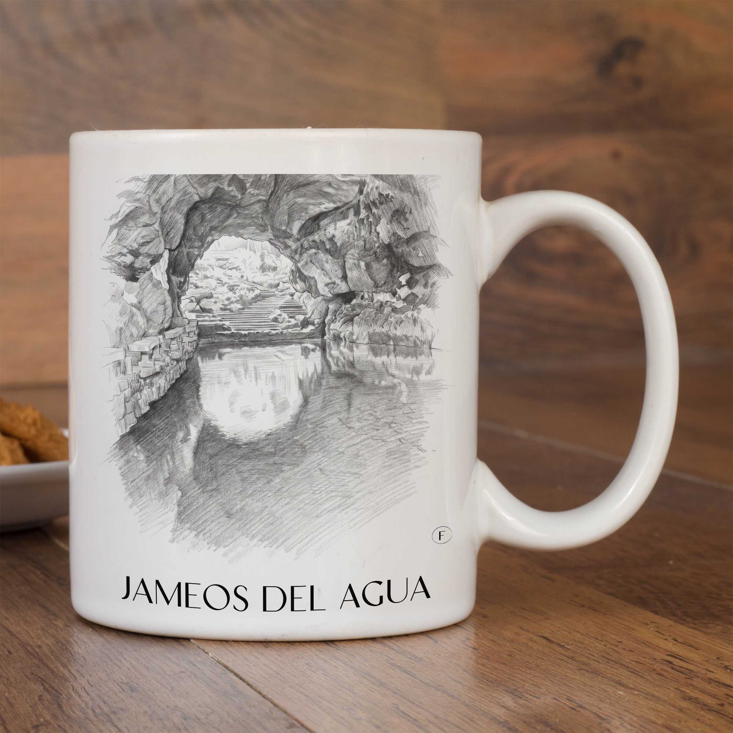 jameos-del-agua-lanzarote-spanien-kaffeebecher-bleistift-zeichnung-drawing