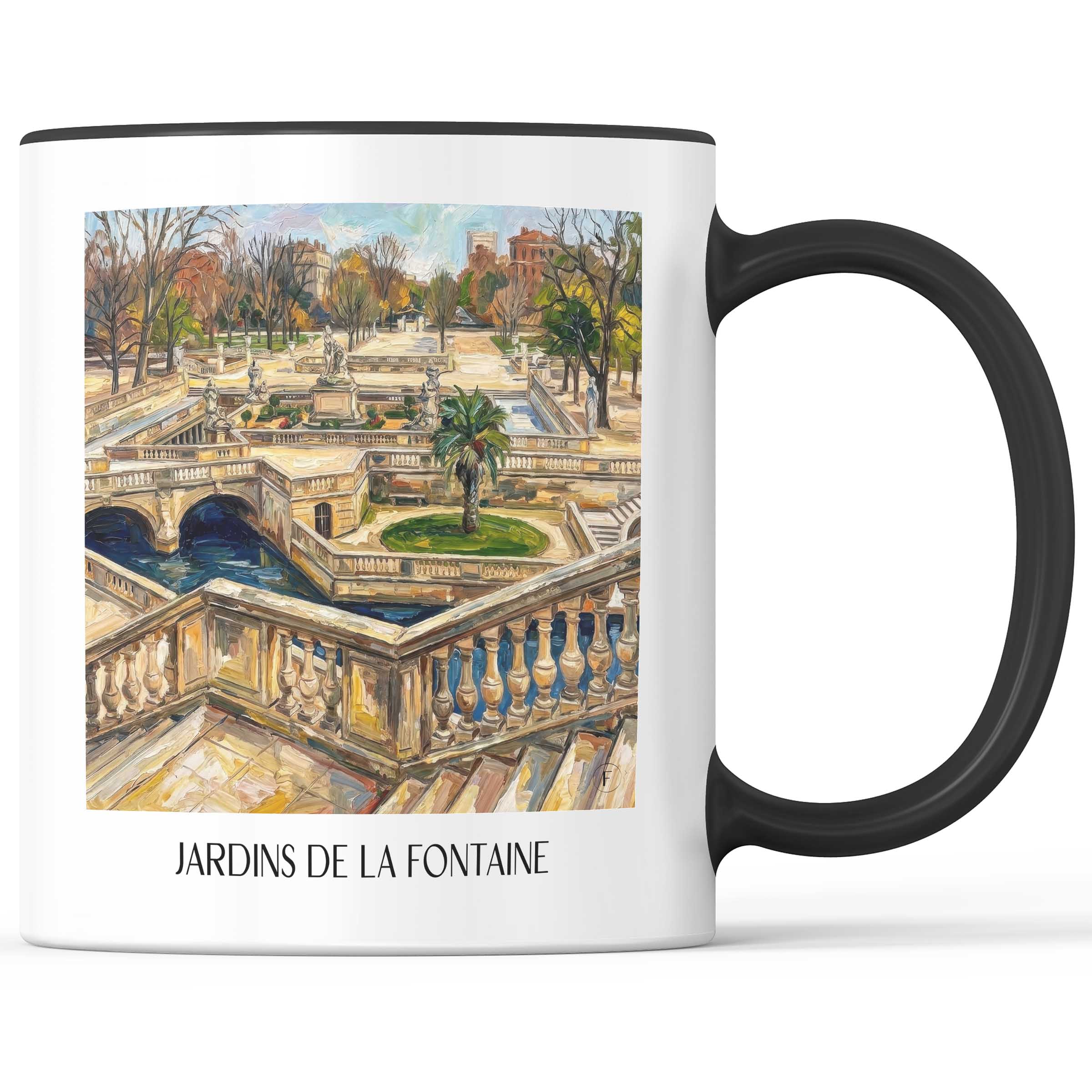 jardins-de-la-fontaine-nîmes-frankreich-kaffeebecher-oil-painting-oelgemaelde