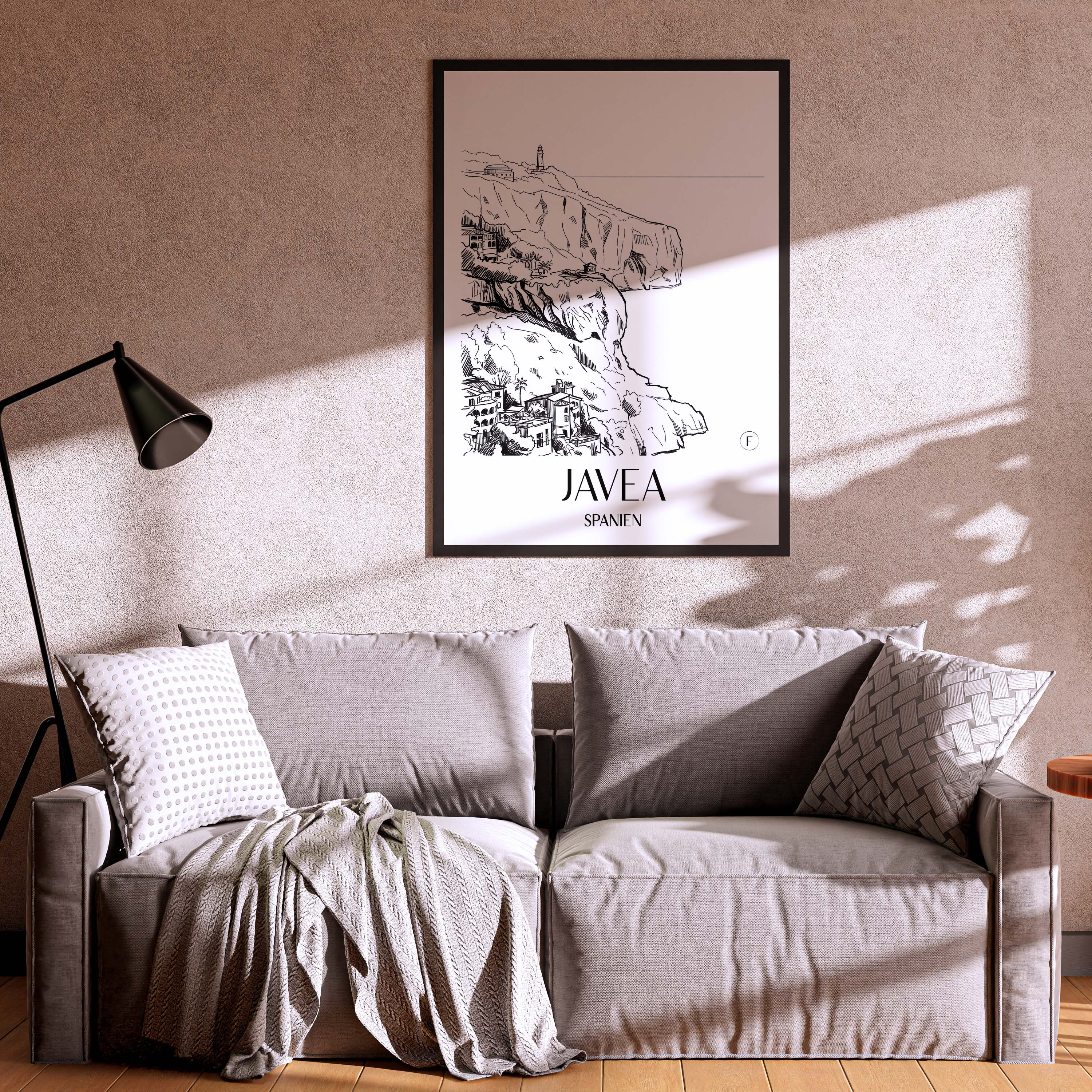 javea-spanien-spanien-poster-skizze