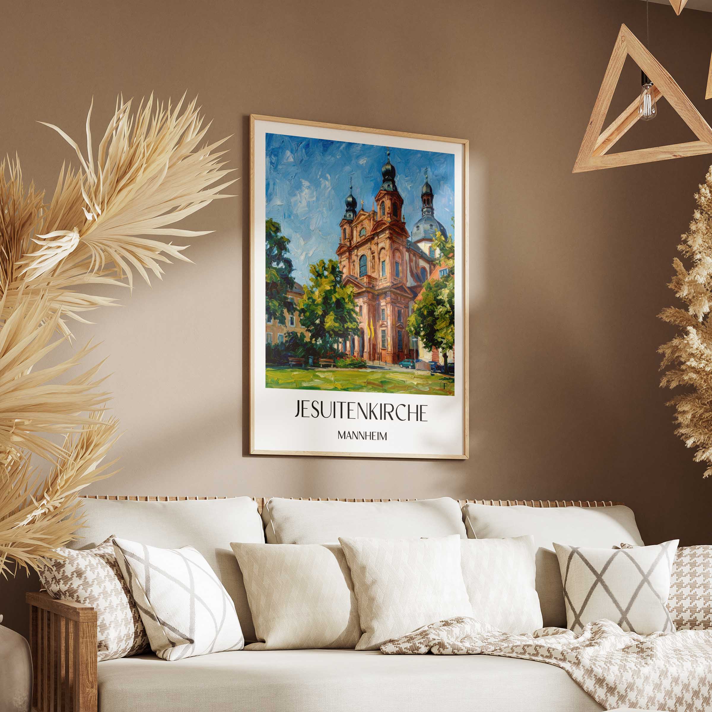 jesuitenkirche-mannheim-deutschland-poster-oil-painting-oelgemaelde