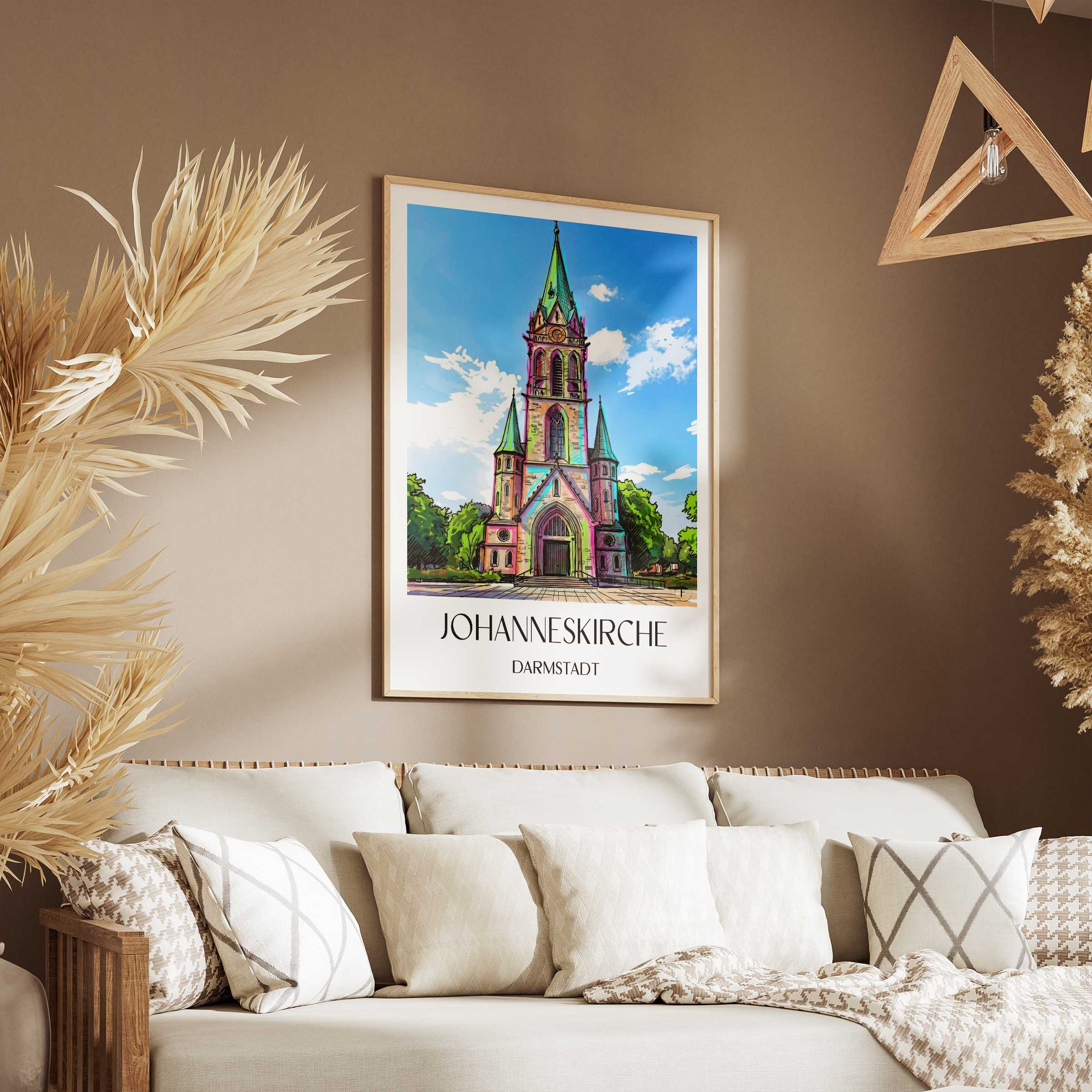 johanneskirche-darmstadt-deutschland-poster-graffiti
