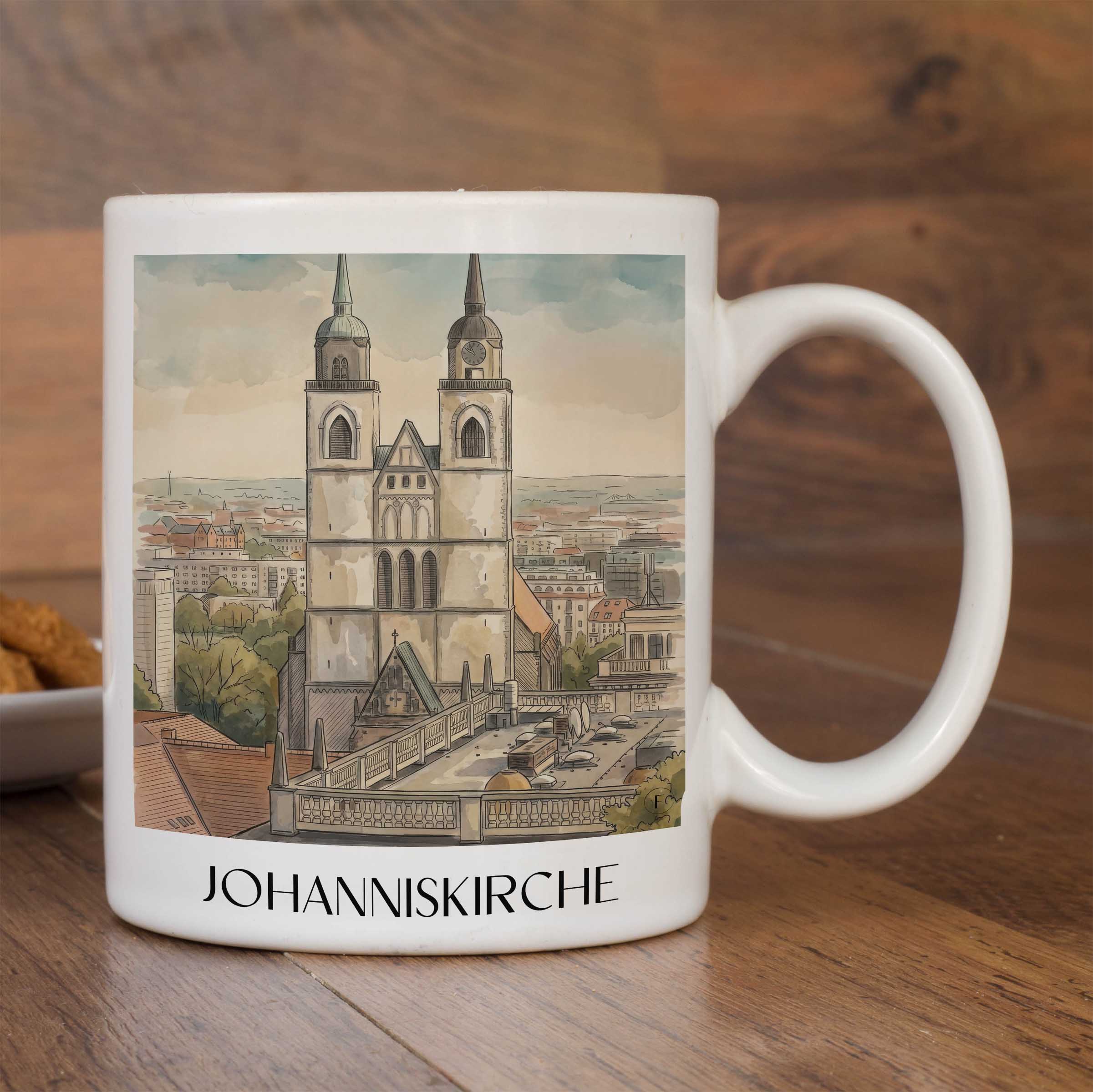 johanniskirche-magdeburg-deutschland-kaffeebecher-aquarell