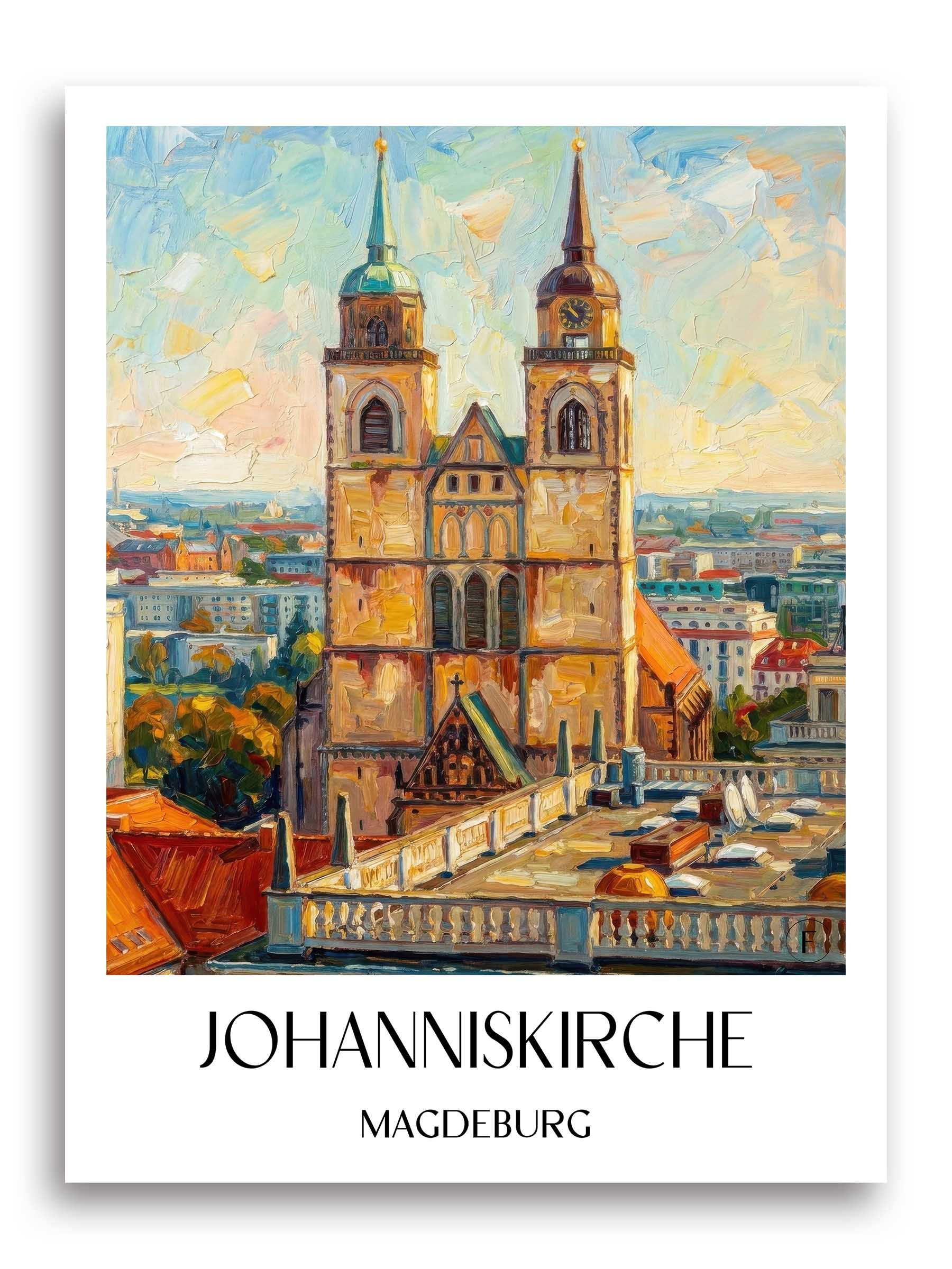 johanniskirche-magdeburg-deutschland-poster-oil-painting-oelgemaelde