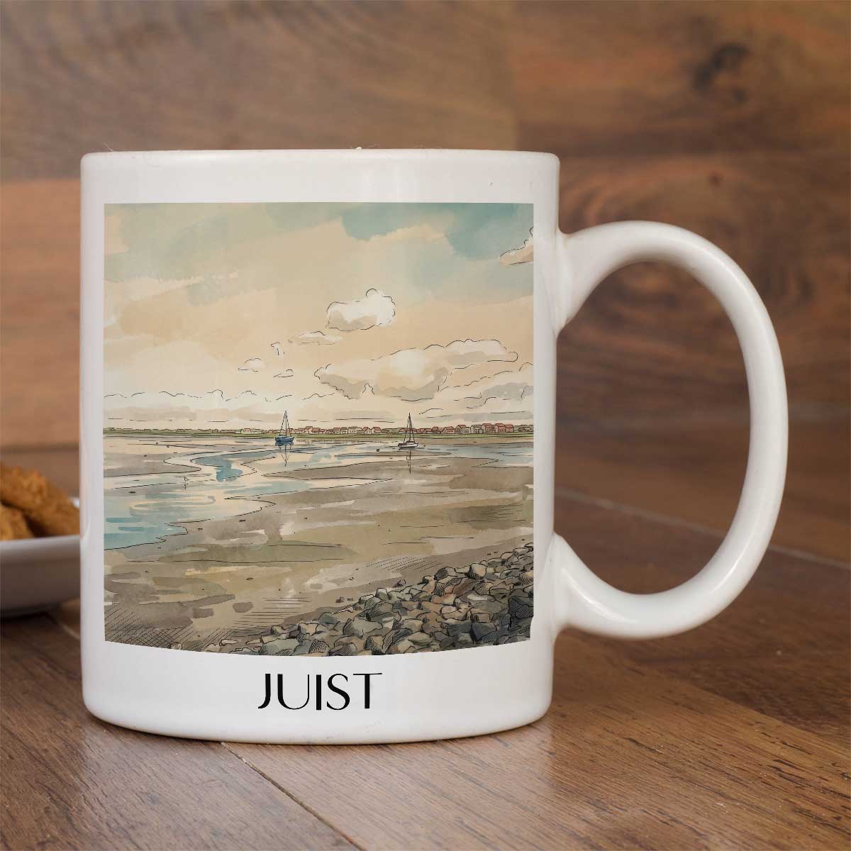 juist-ostfriesland-deutschland-kaffeebecher-aquarell