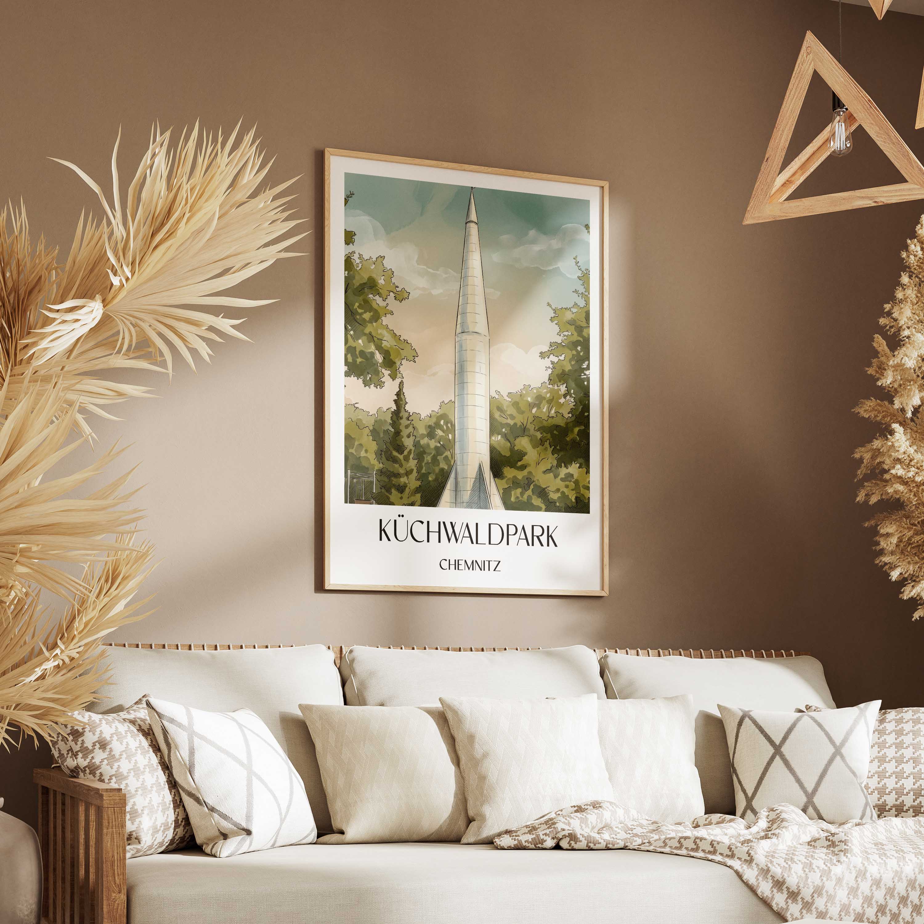 küchwaldpark-chemnitz-deutschland-poster-aquarell