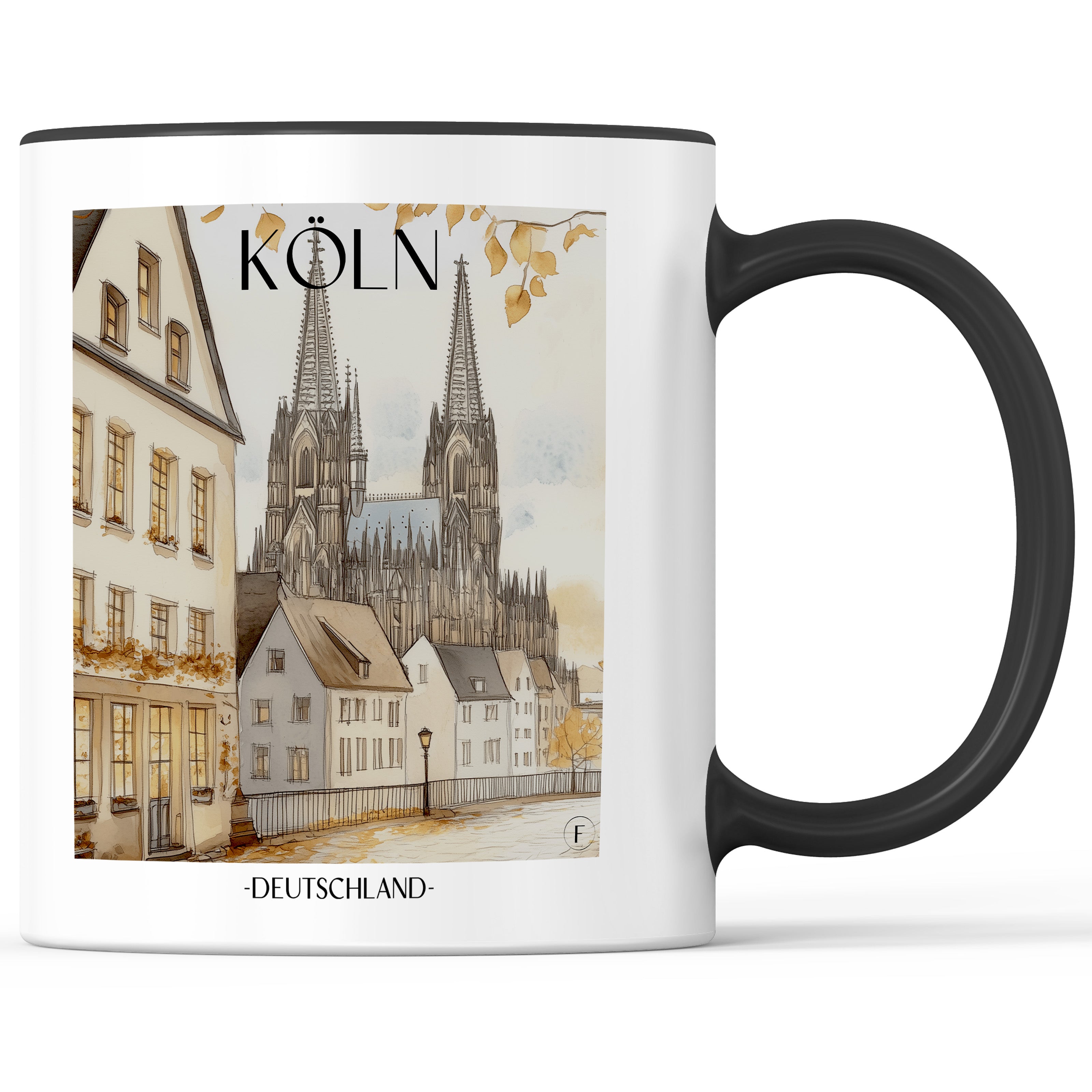köln-deutschland-einkaufstasche-aquarell