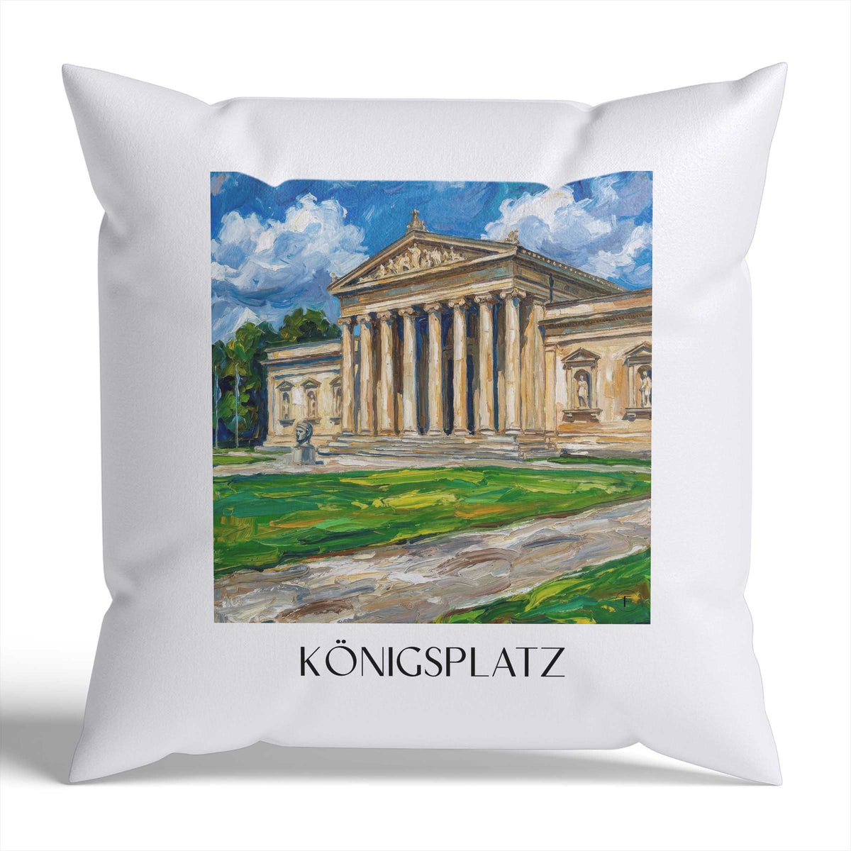 königsplatz-münchen-deutschland-kissenbezug-oil-painting-oelgemaelde