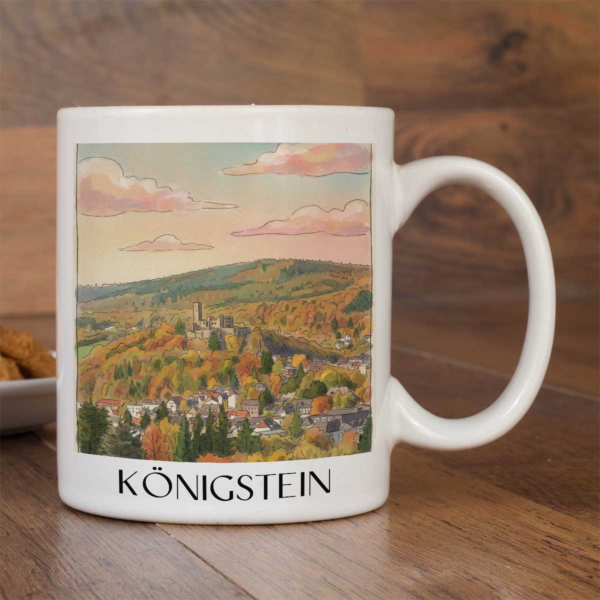königstein-taunus-deutschland-kaffeebecher-aquarell