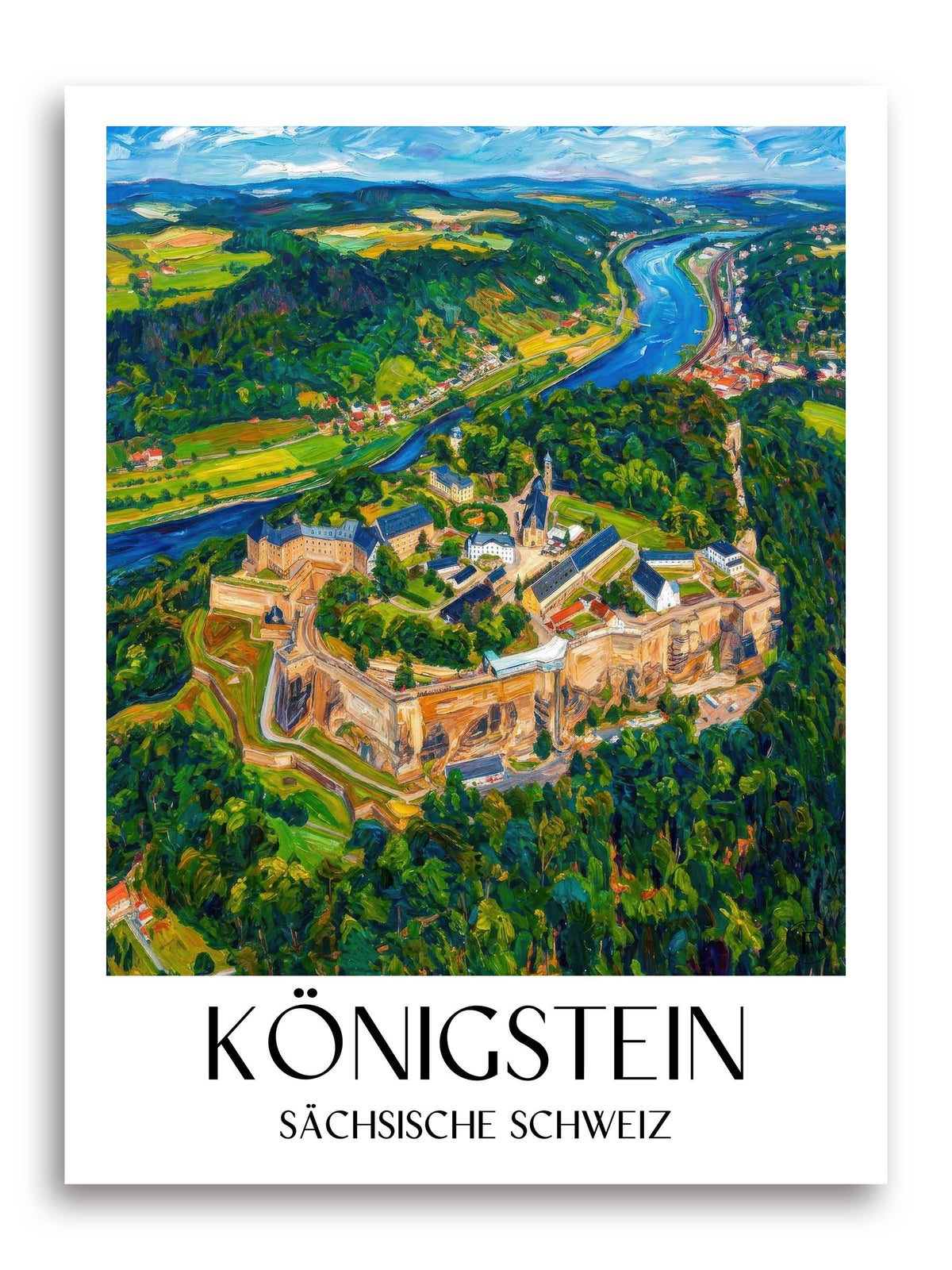 königstein-sächsische-schweiz-deutschland-poster-oil-painting-oelgemaelde