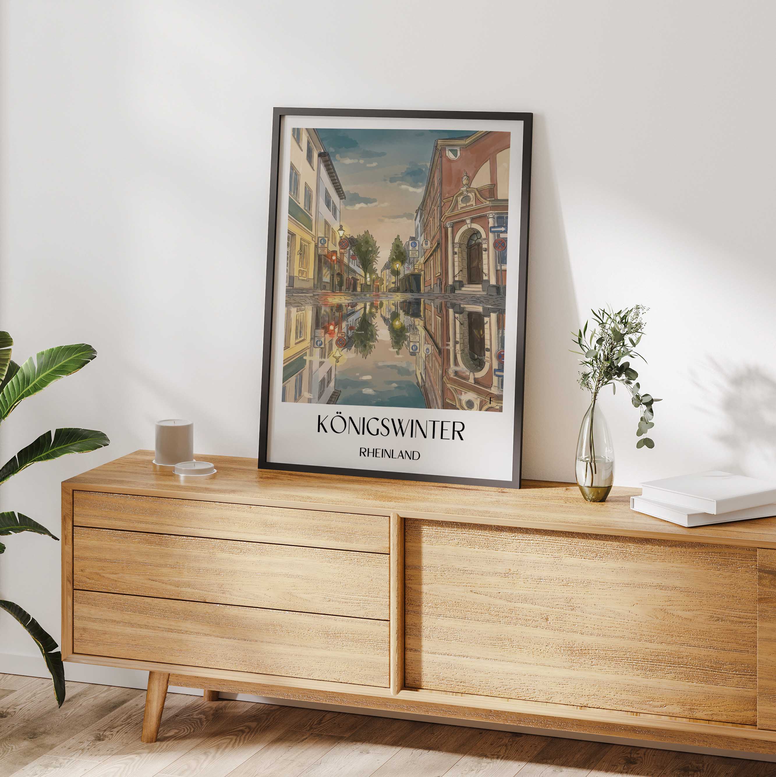 königswinter-rheinland-deutschland-poster-aquarell