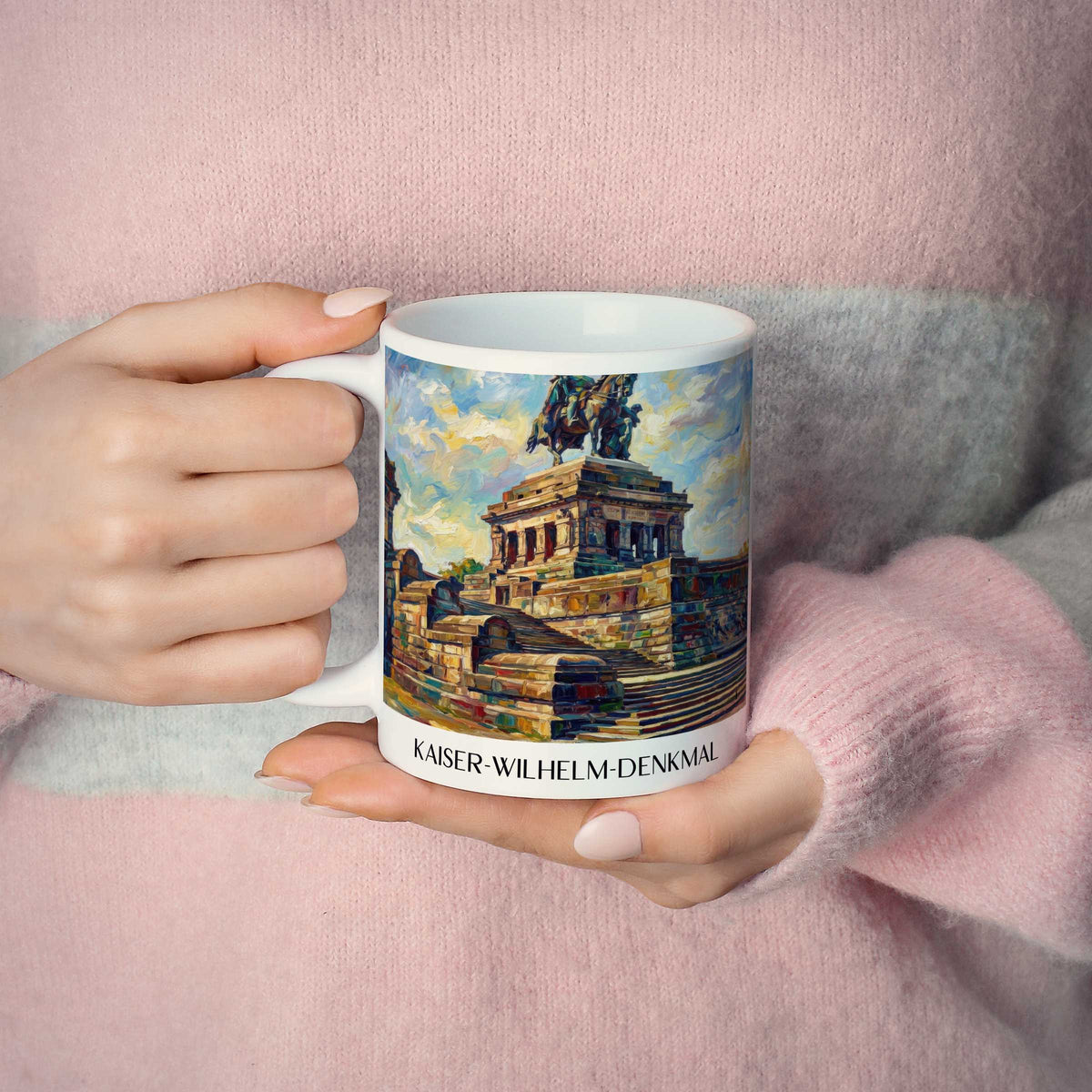 kaiser-wilhelm-denkmal-koblenz-deutschland-kaffeebecher-oil-painting-oelgemaelde