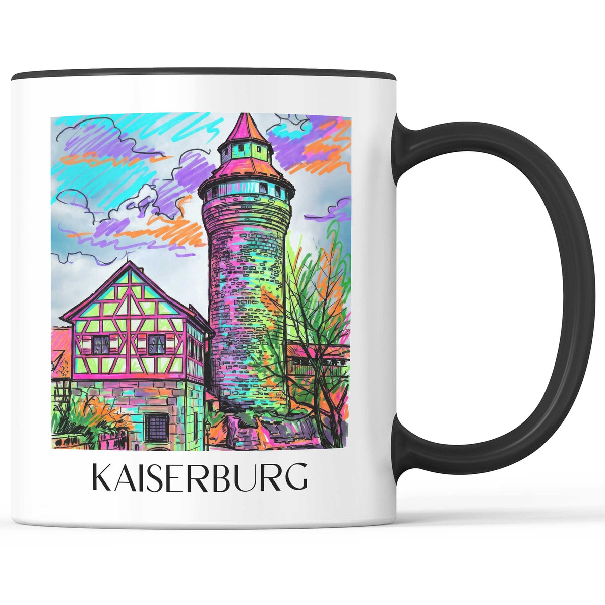 kaiserburg-nürnberg-deutschland-kaffeebecher-graffiti