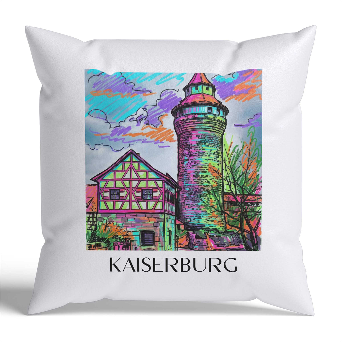 kaiserburg-nürnberg-deutschland-kissenbezug-graffiti