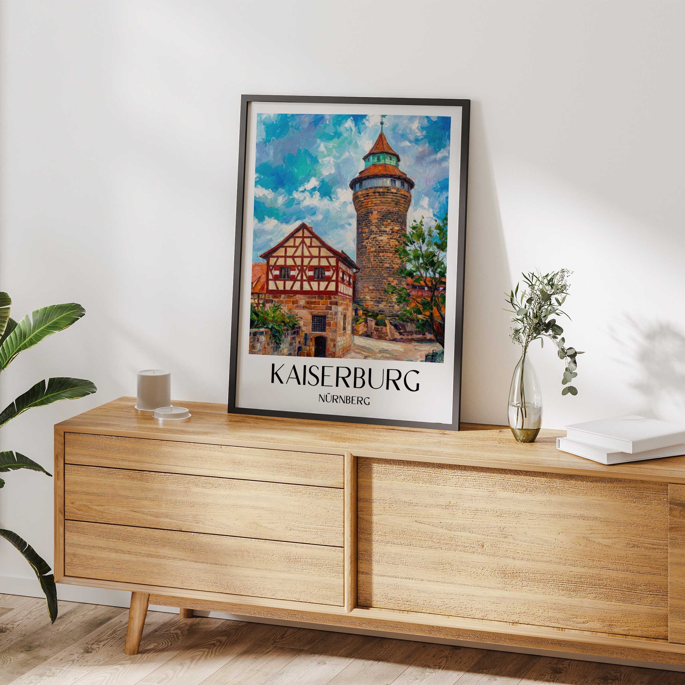 kaiserburg-nürnberg-deutschland-poster-oil-painting-oelgemaelde