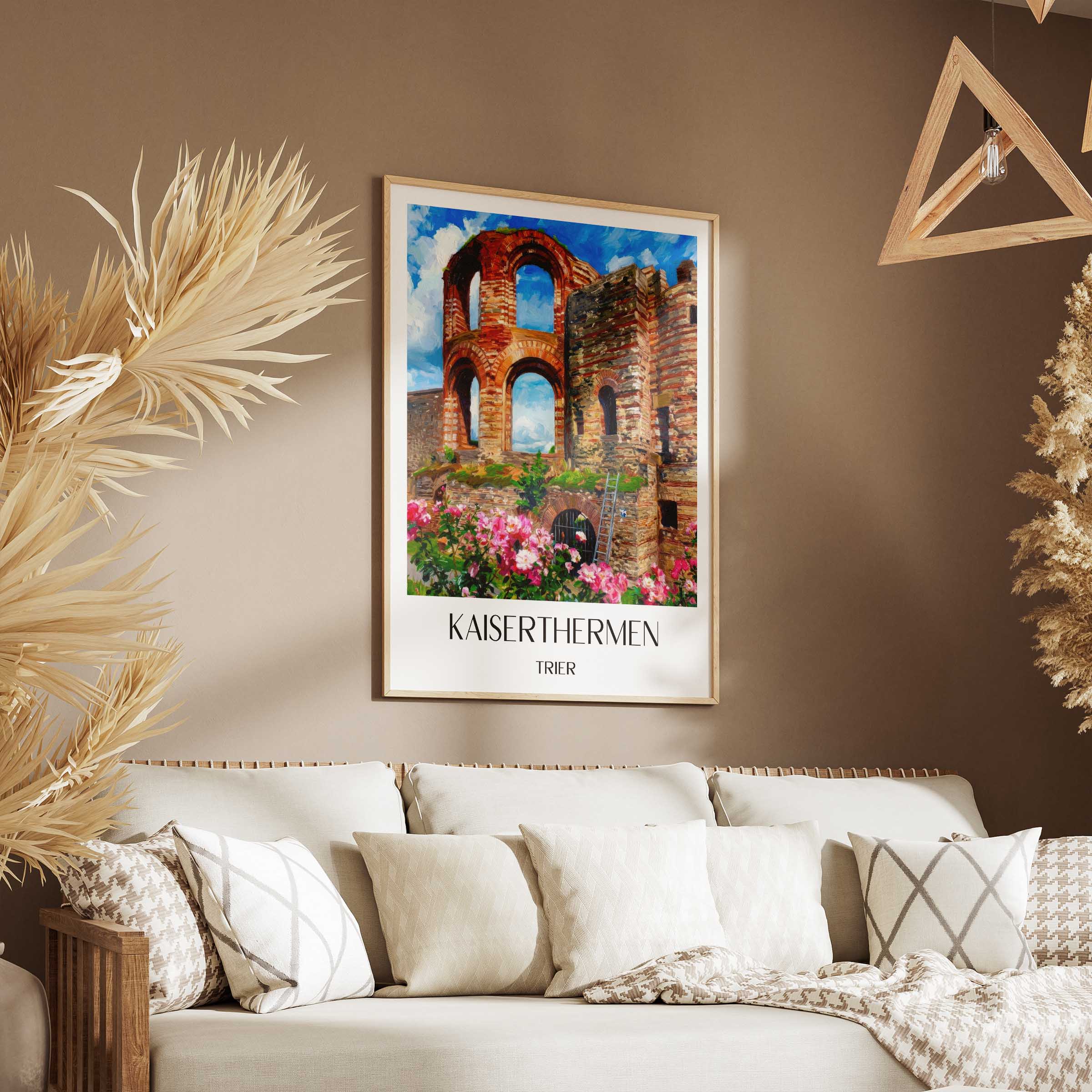 kaiserthermen-trier-deutschland-poster-oil-painting-oelgemaelde