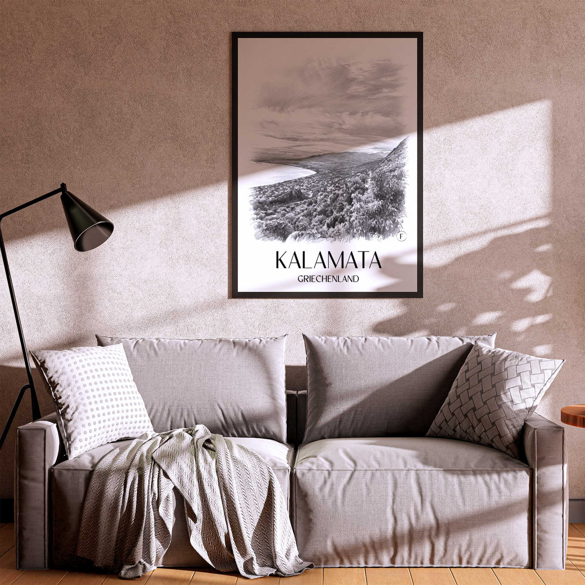 kalamata-griechenland-poster-bleistift-zeichnung-drawing