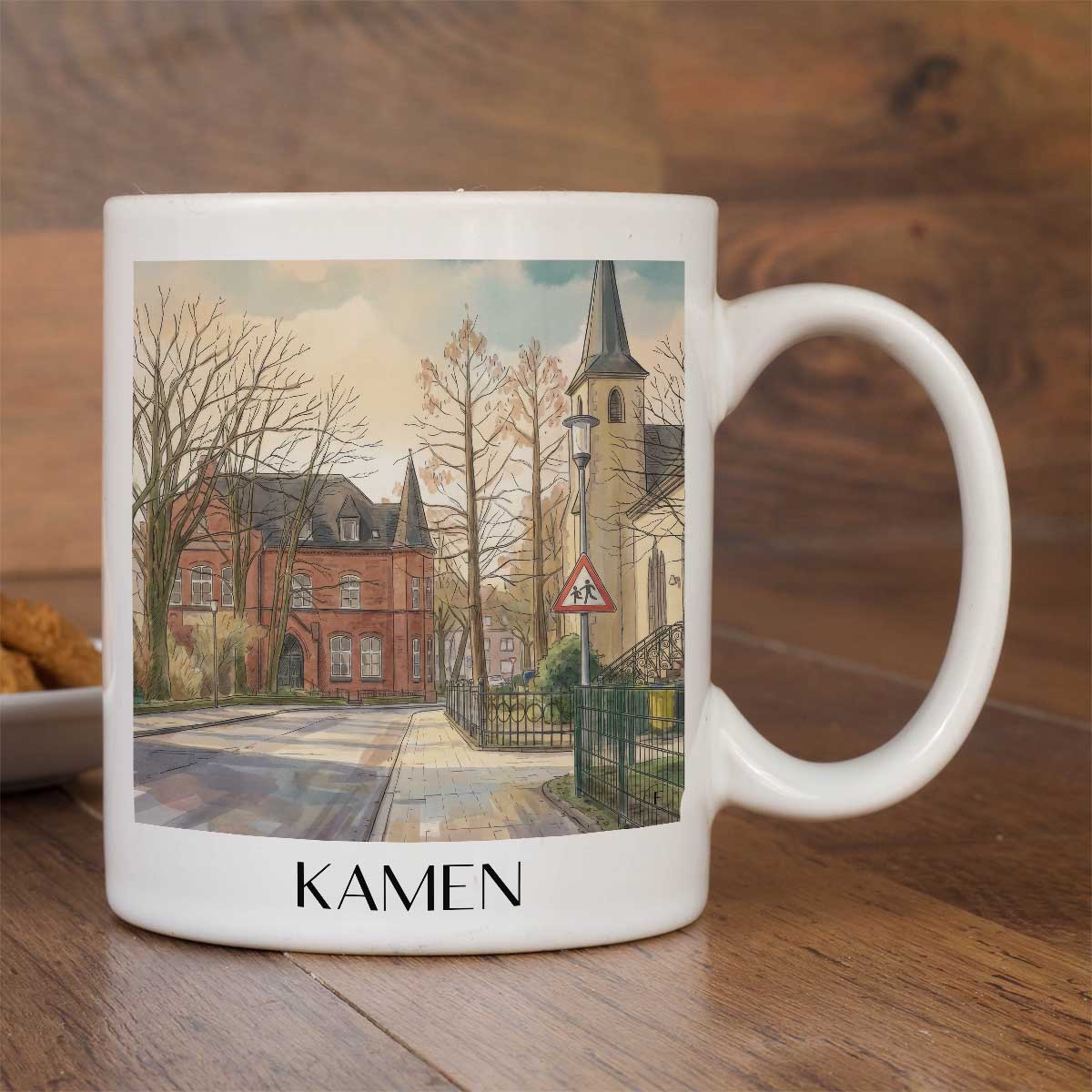 kamen-ruhrgebiet-deutschland-kaffeebecher-aquarell