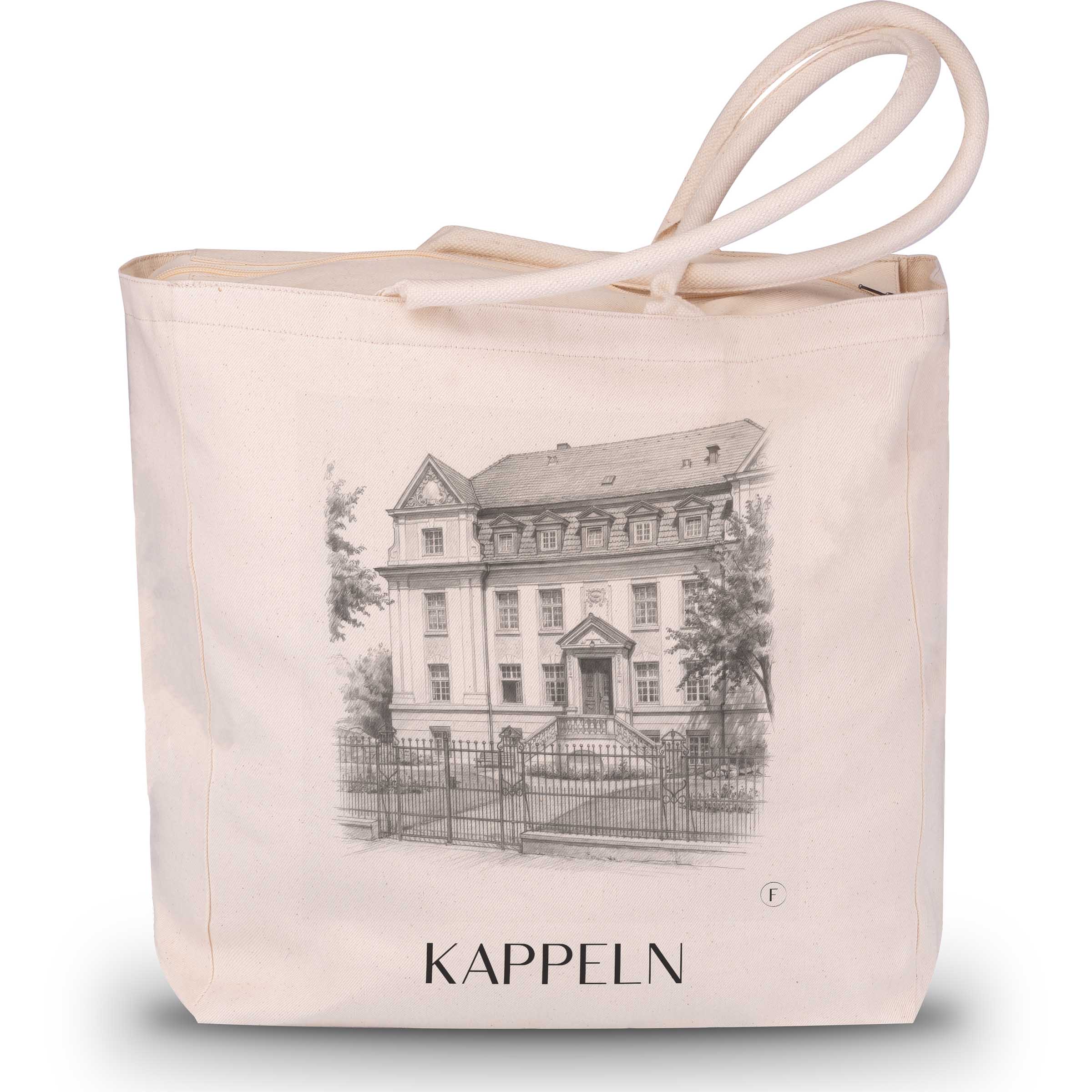 Kappeln Shopping Tasche - Schleswig - Deutschland Tote Bag - Einkaufstasche im Zeichnung Stil