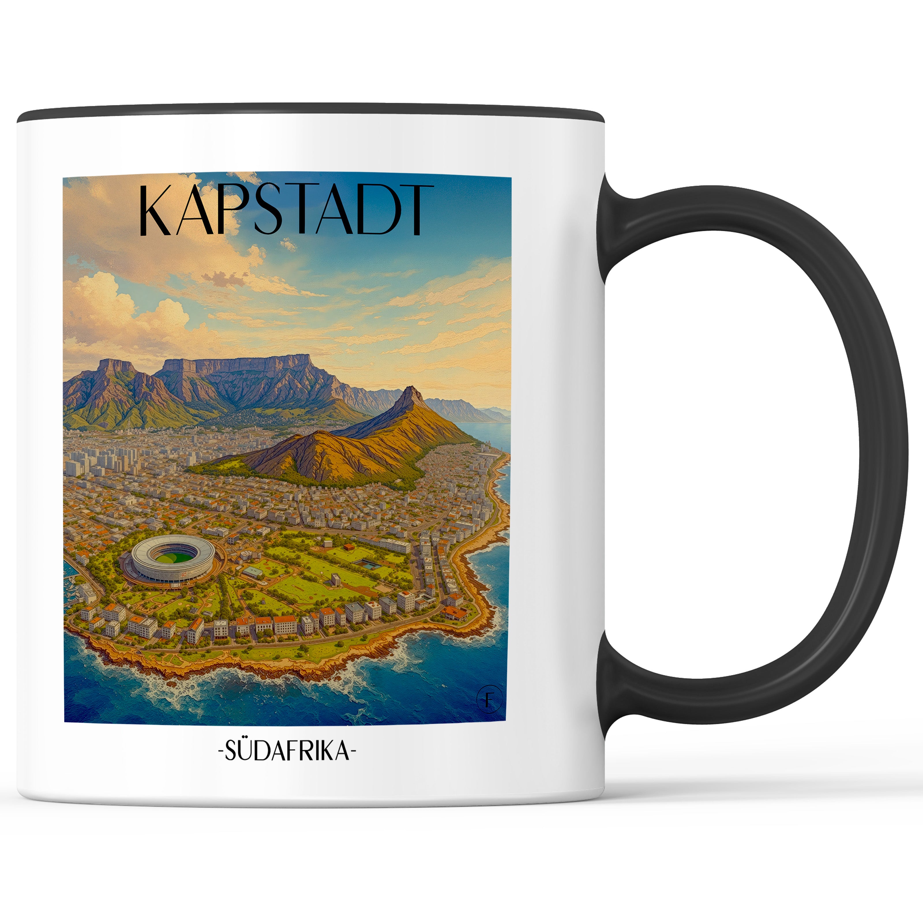 kapstadt-südafrika-einkaufstasche-aquarell