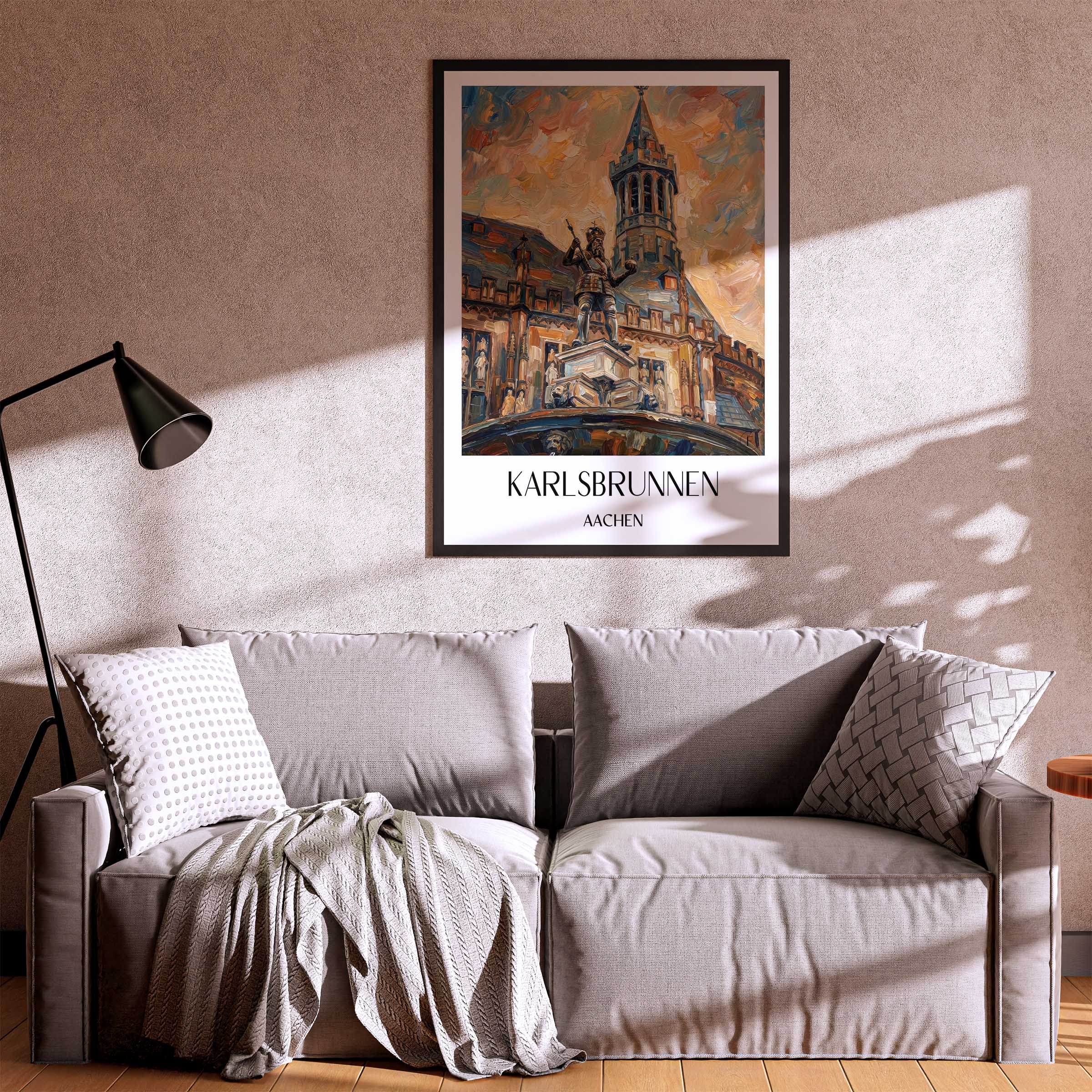 karlsbrunnen-aachen-deutschland-poster-oil-painting-oelgemaelde