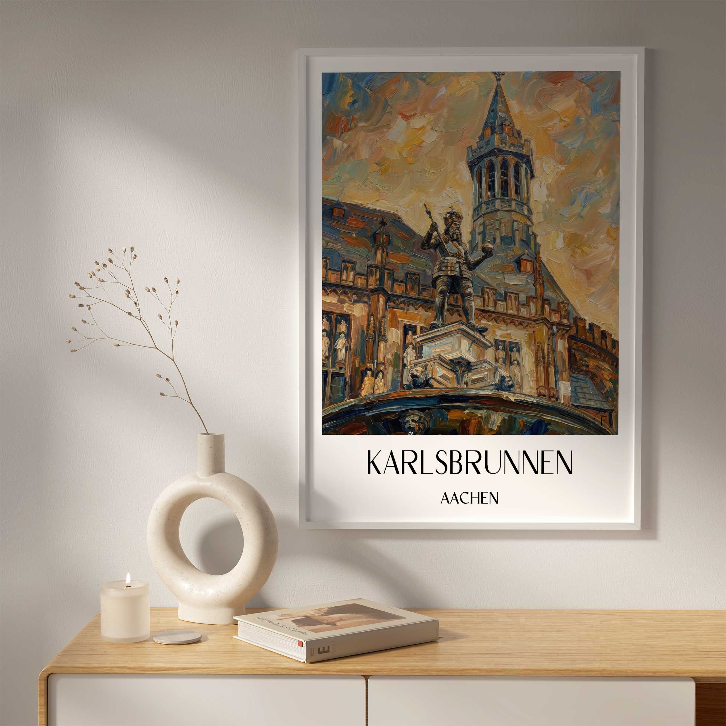 karlsbrunnen-aachen-deutschland-poster-oil-painting-oelgemaelde