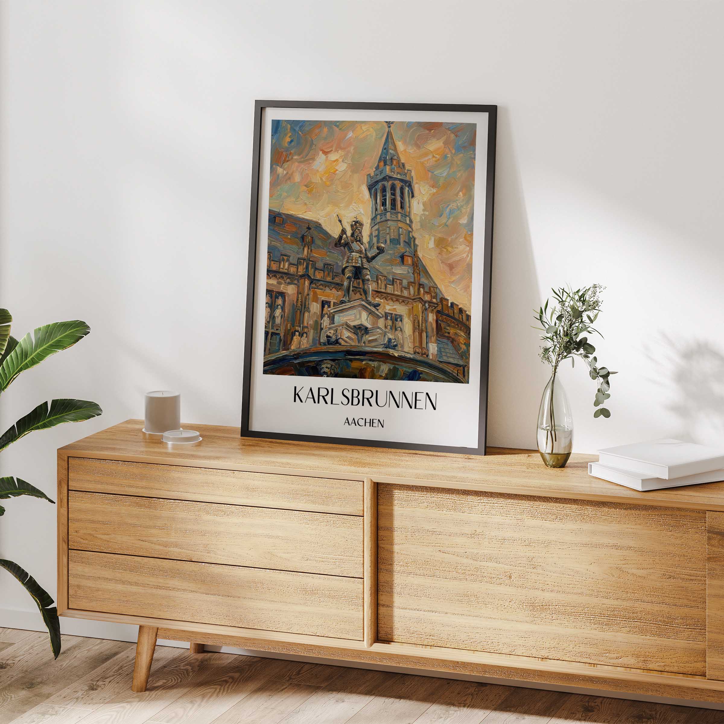karlsbrunnen-aachen-deutschland-poster-oil-painting-oelgemaelde