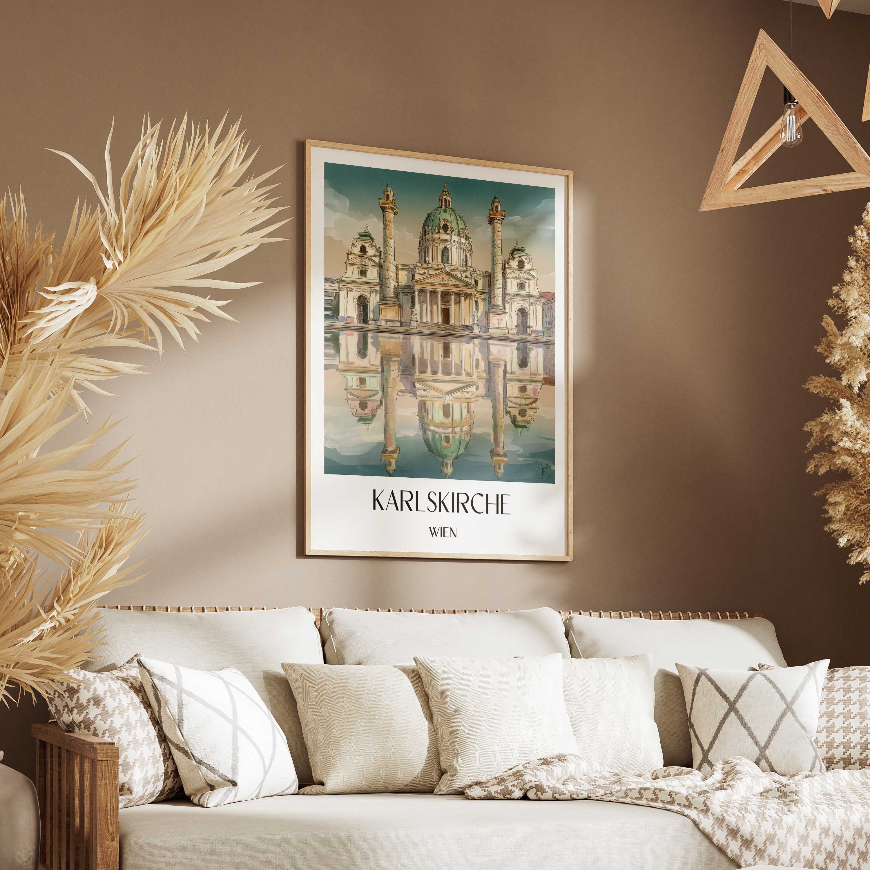 karlskirche-wien-österreich-poster-aquarell