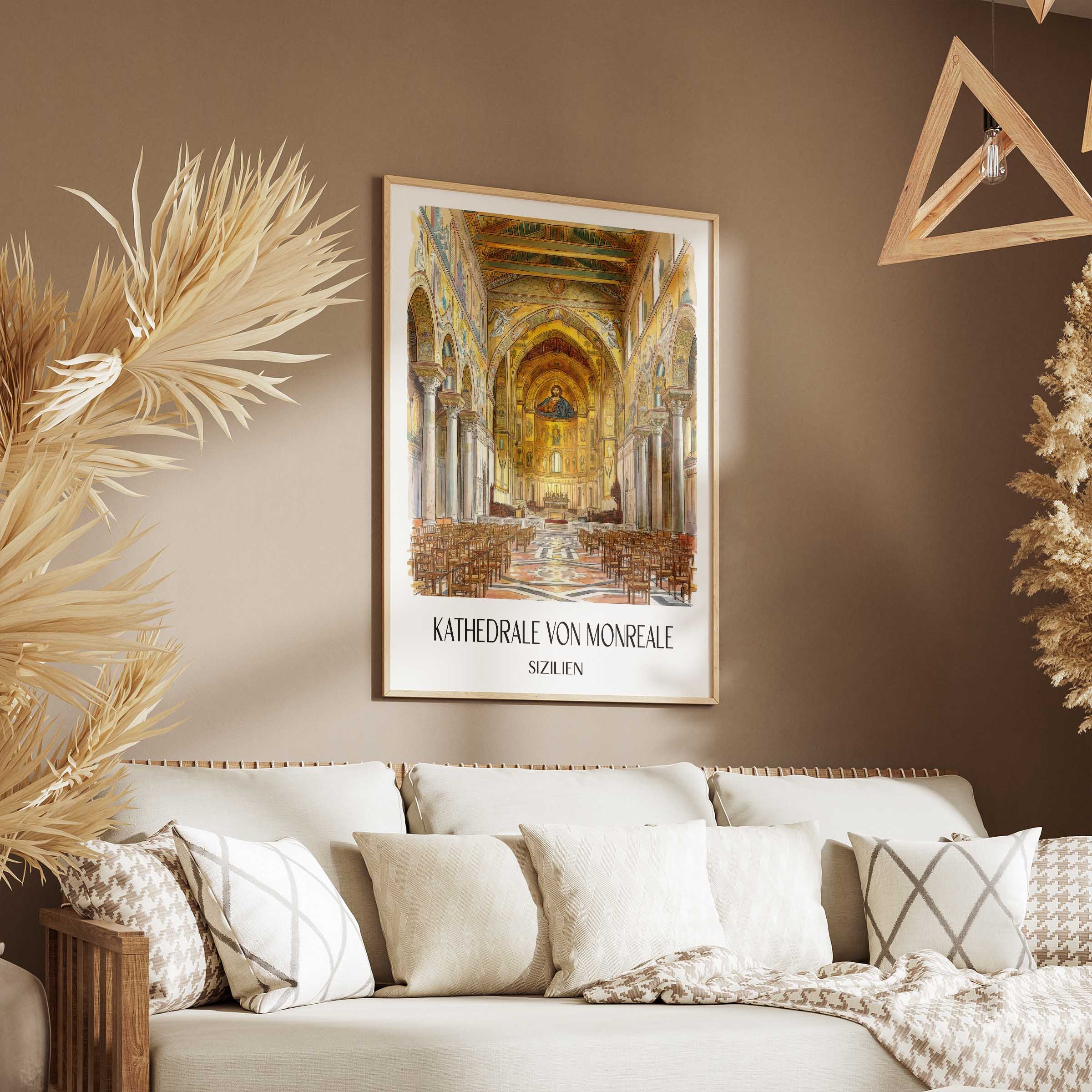 kathedrale-von-monreale-sizilien-italien-poster-aquarell