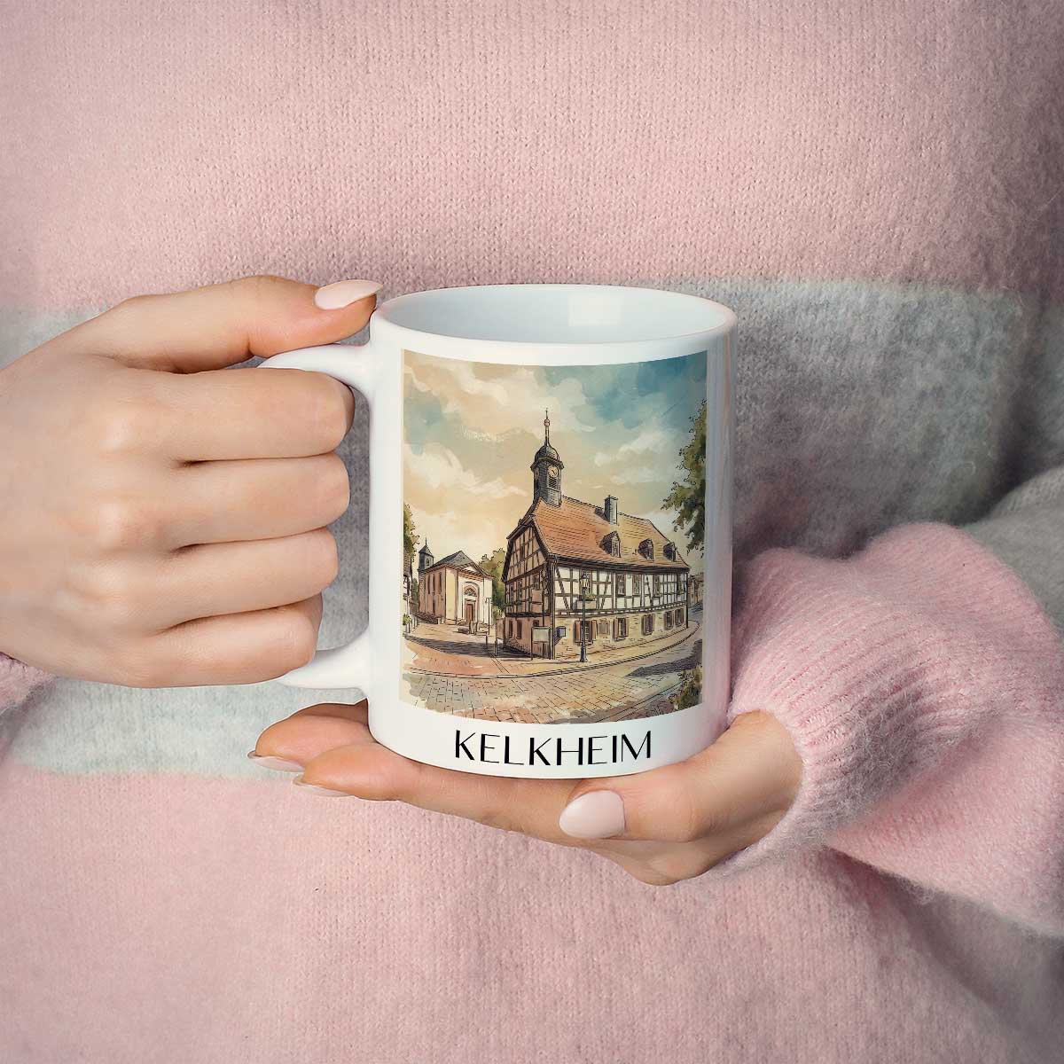 kelkheim-taunus-deutschland-kaffeebecher-aquarell