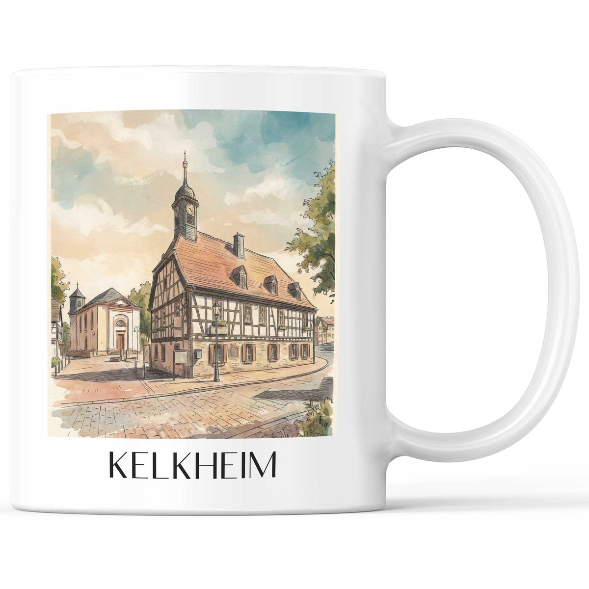 kelkheim-taunus-deutschland-kaffeebecher-aquarell