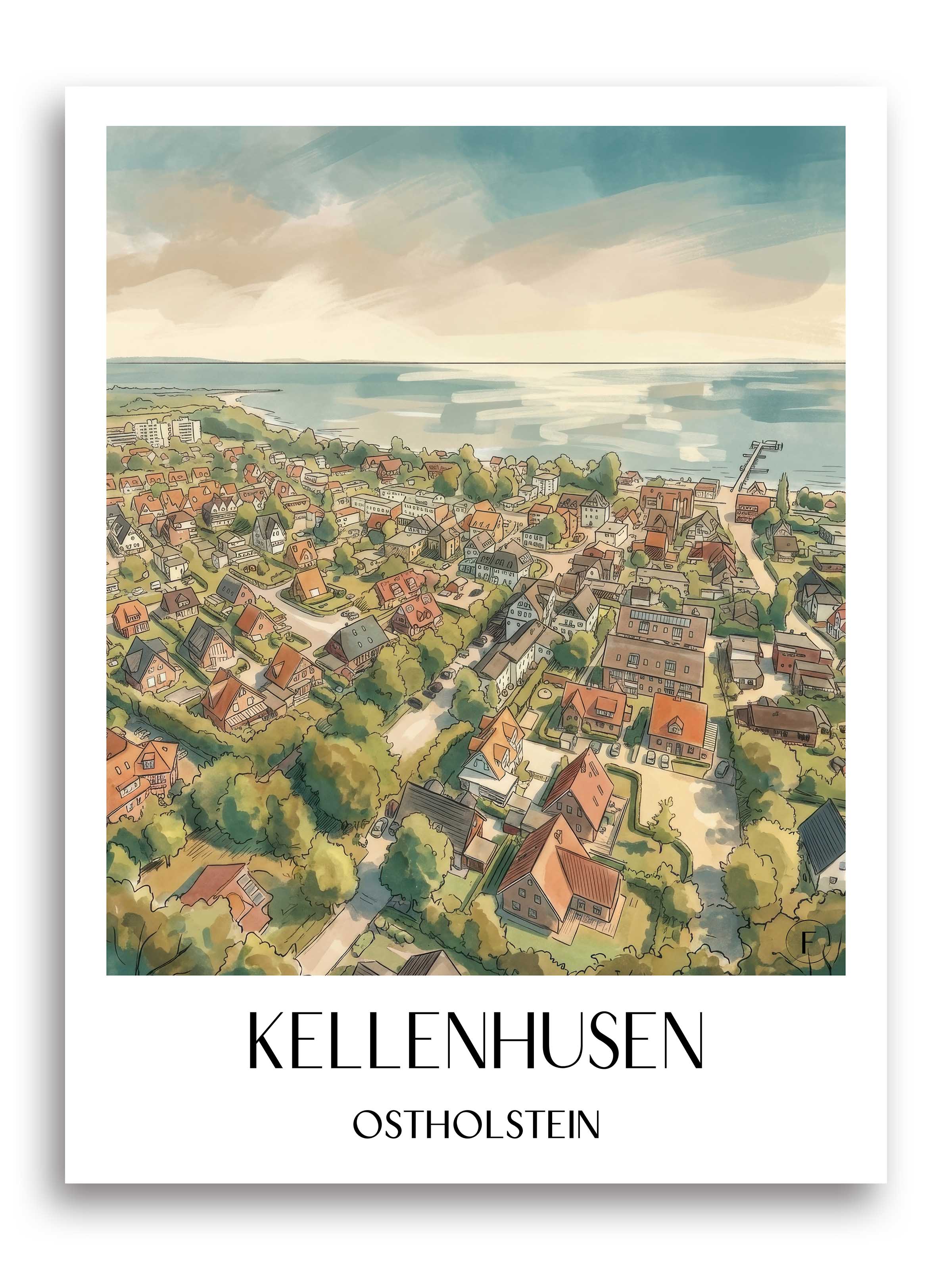 kellenhusen-ostholstein-deutschland-poster-aquarell