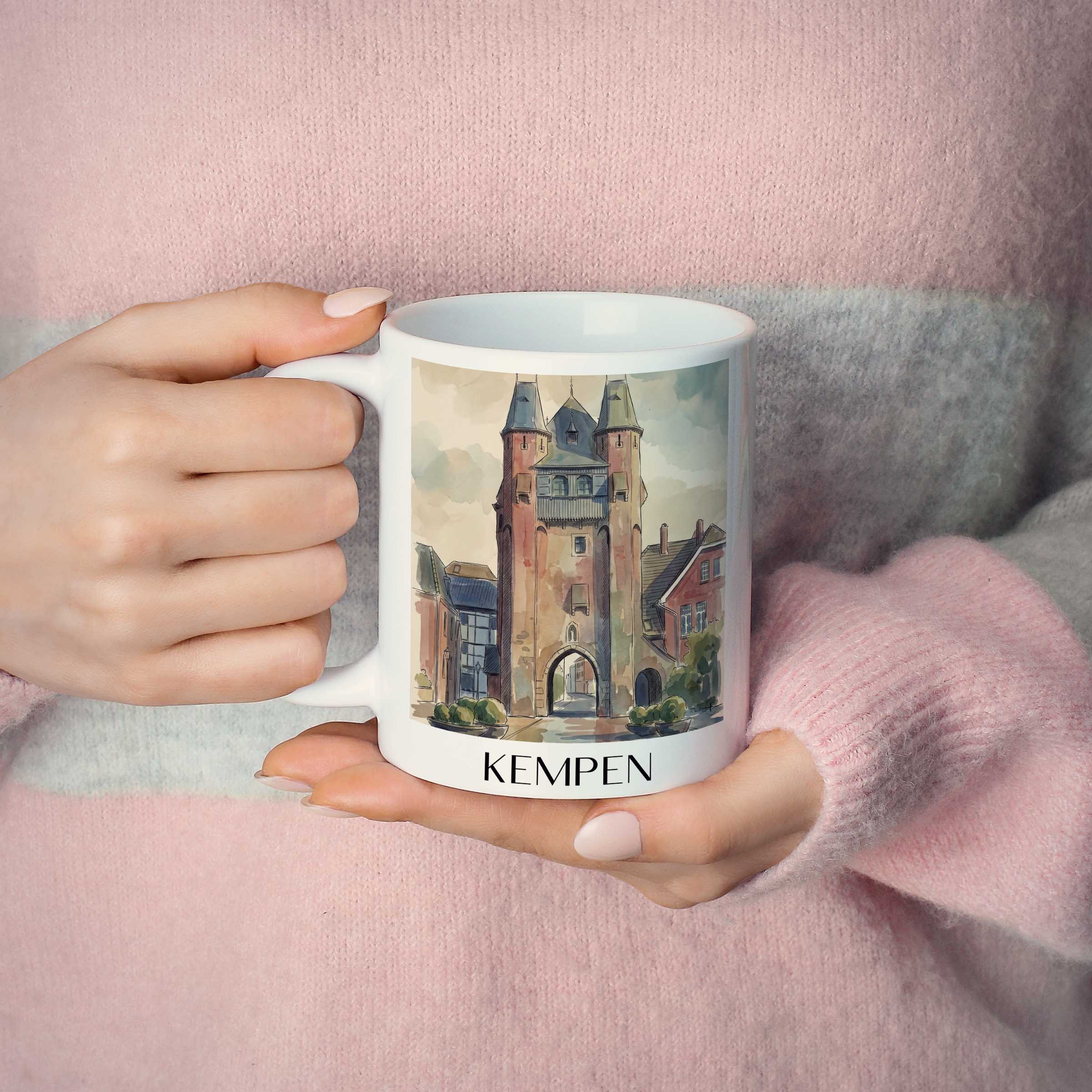kempen-niederrhein-deutschland-kaffeebecher-aquarell