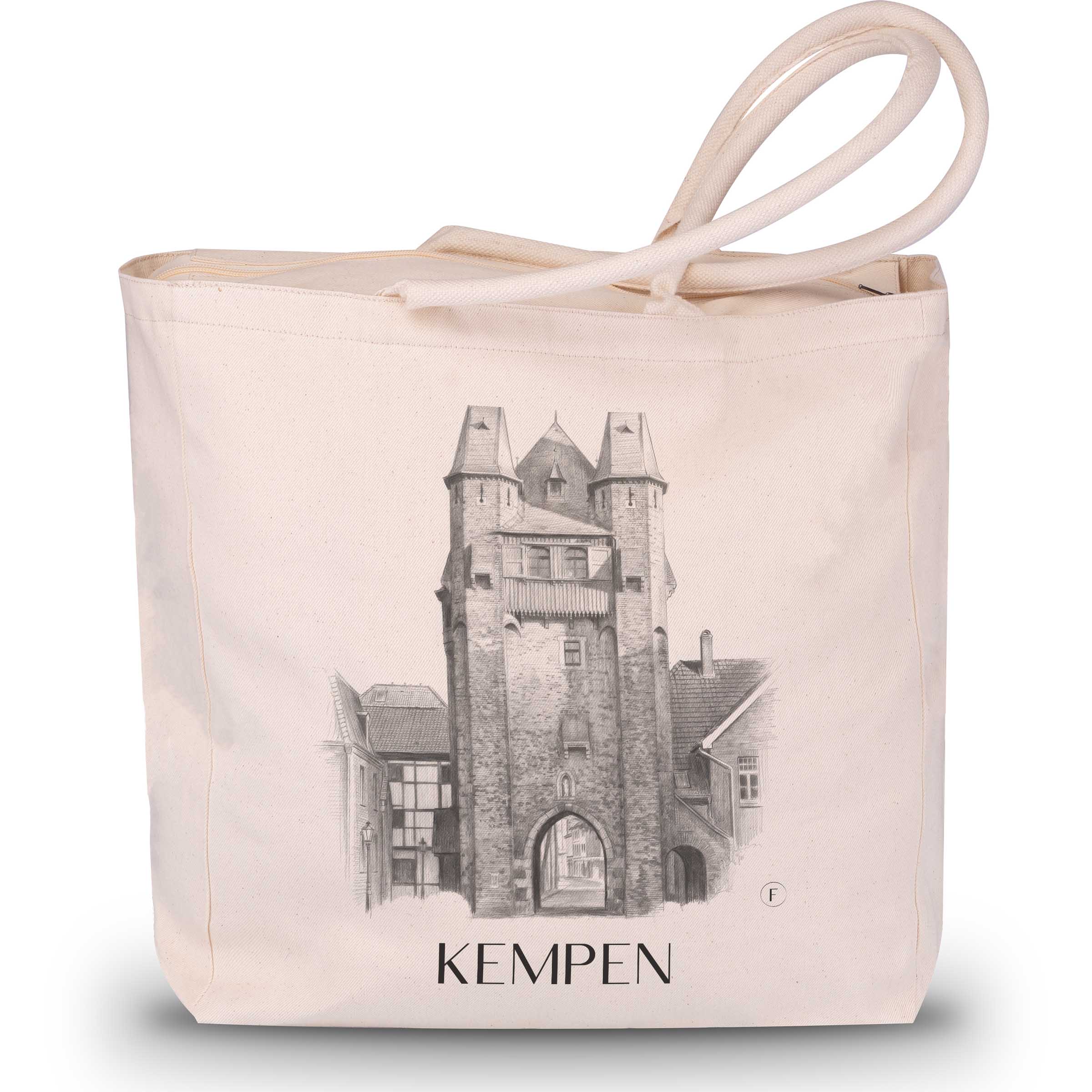 kempen-niederrhein-deutschland-einkaufstasche-bleistift-zeichnung-drawing